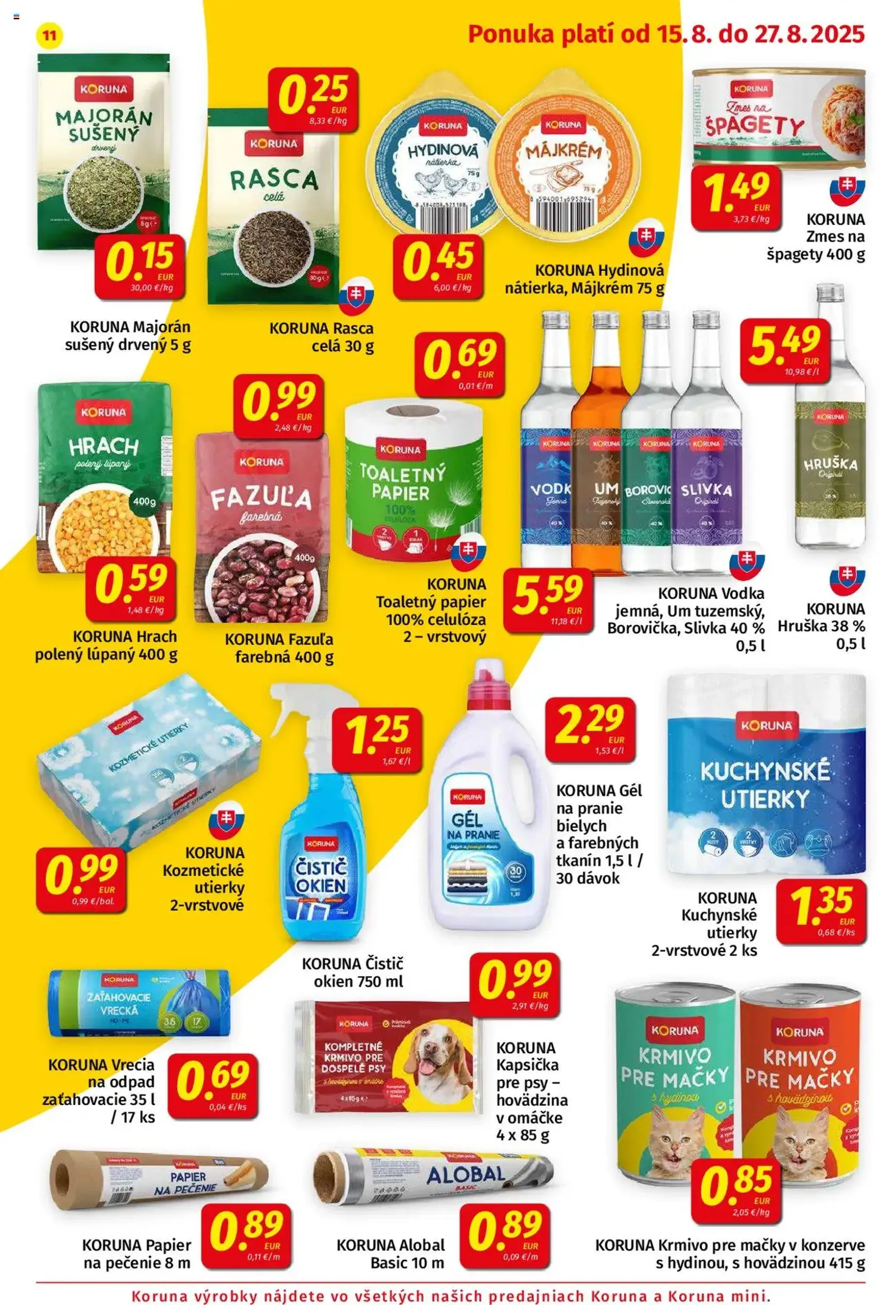 Koruna leták - platný leták od 15.08.2025 strana 11 z 24