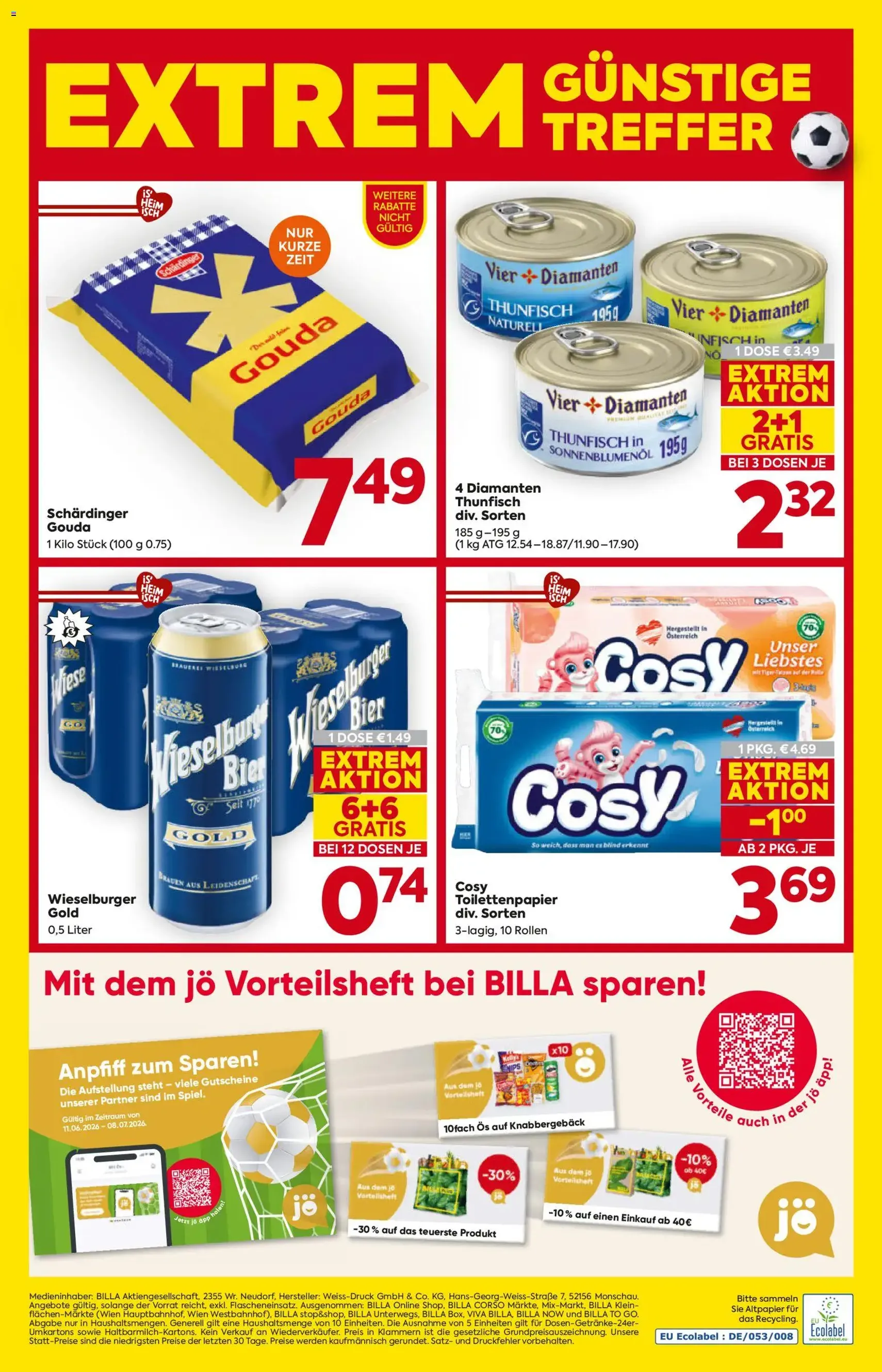 Billa - Flugblatt - Gültiger Prospekt ab 18.06.2026, Seite 16 von insgesamt 16