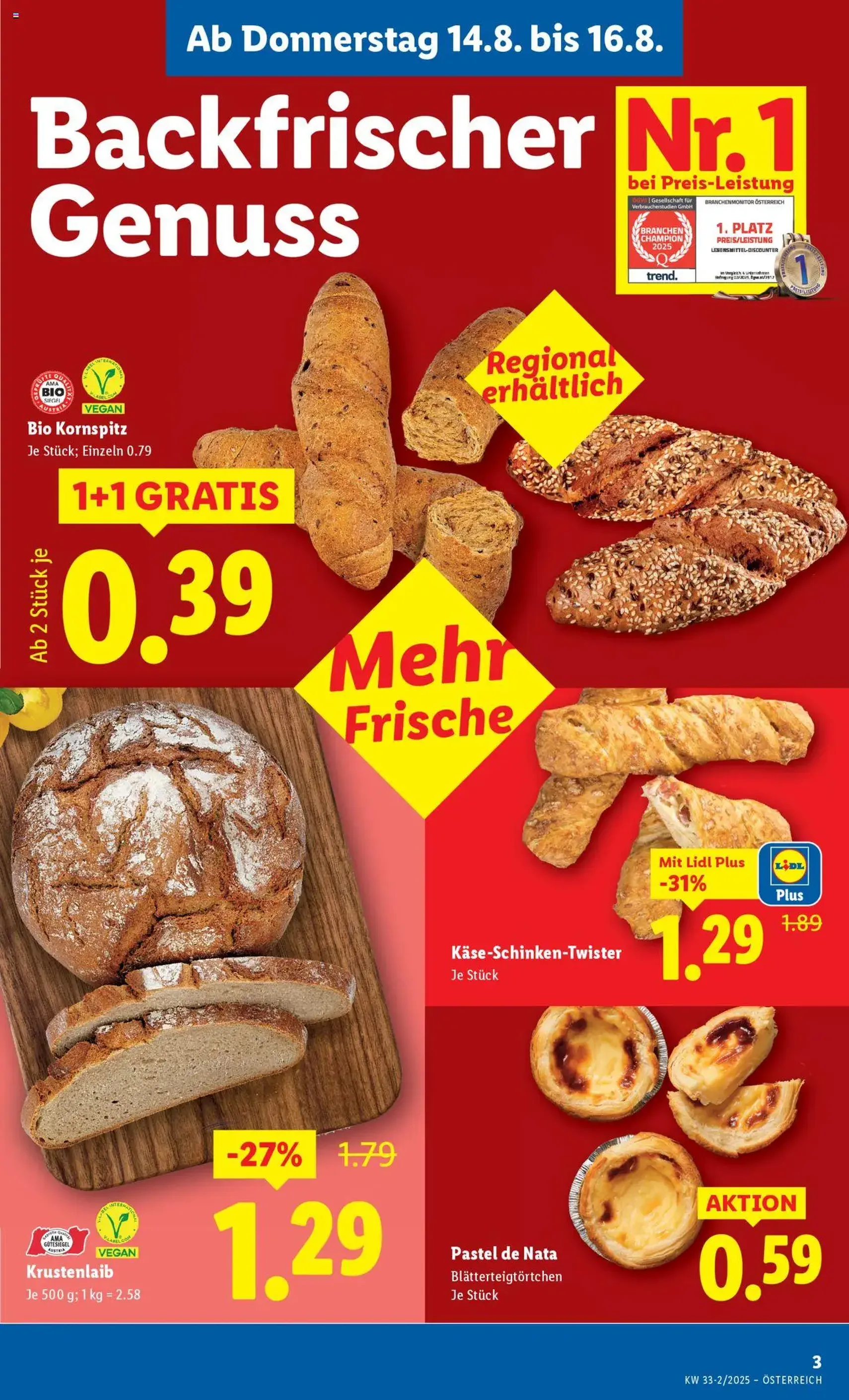 Lidl Flugblatt - Gültiger Prospekt ab 14.08.2025, Seite 5 von insgesamt 42 Lidl Flugblatt - Gültiger Prospekt ab 14.08.2025, Seite 5 von insgesamt 42