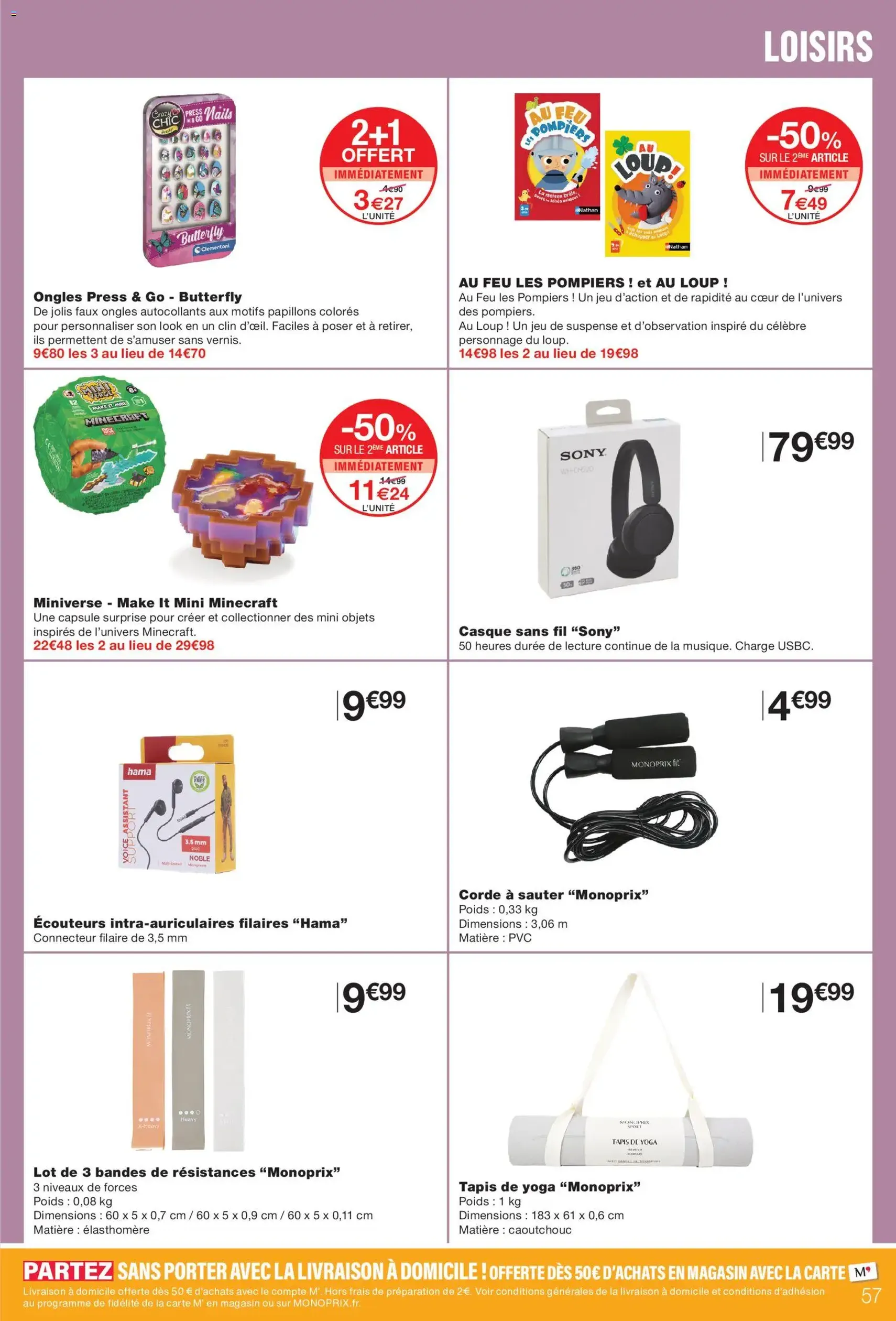 Monoprix catalogue - brochure valable à partir du 08/09/2026, page 57 sur 59