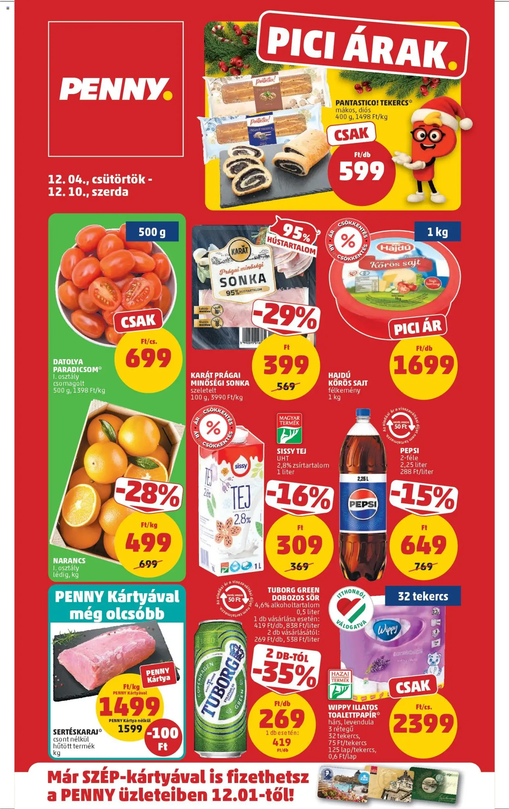 PENNY Akciós újság - 2025.12.04. érvényes szórólap 1 oldal 45 oldalból