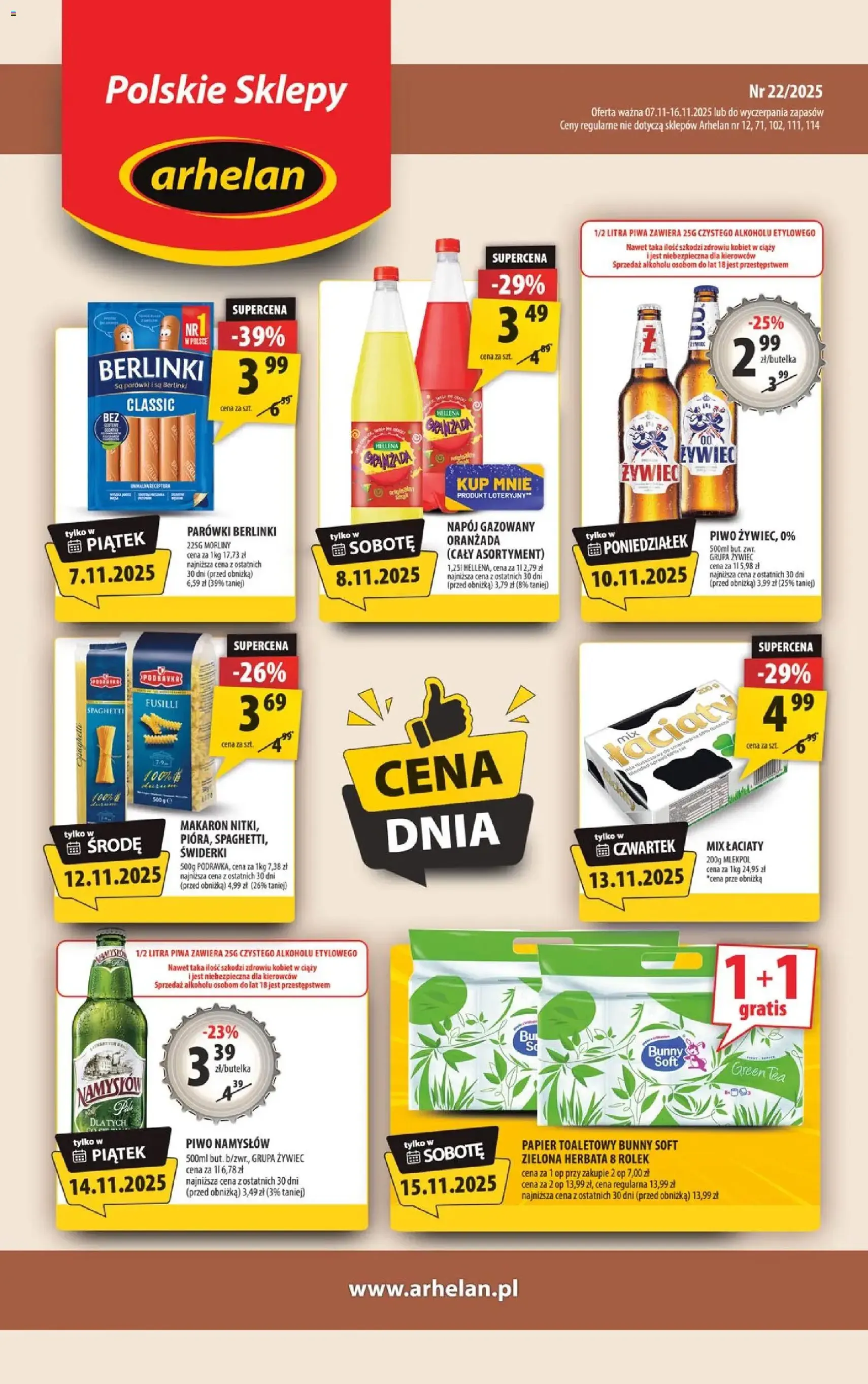 Arhelan Gazetka - ważny gazetka od 07.11.2025 strona 1 z 20