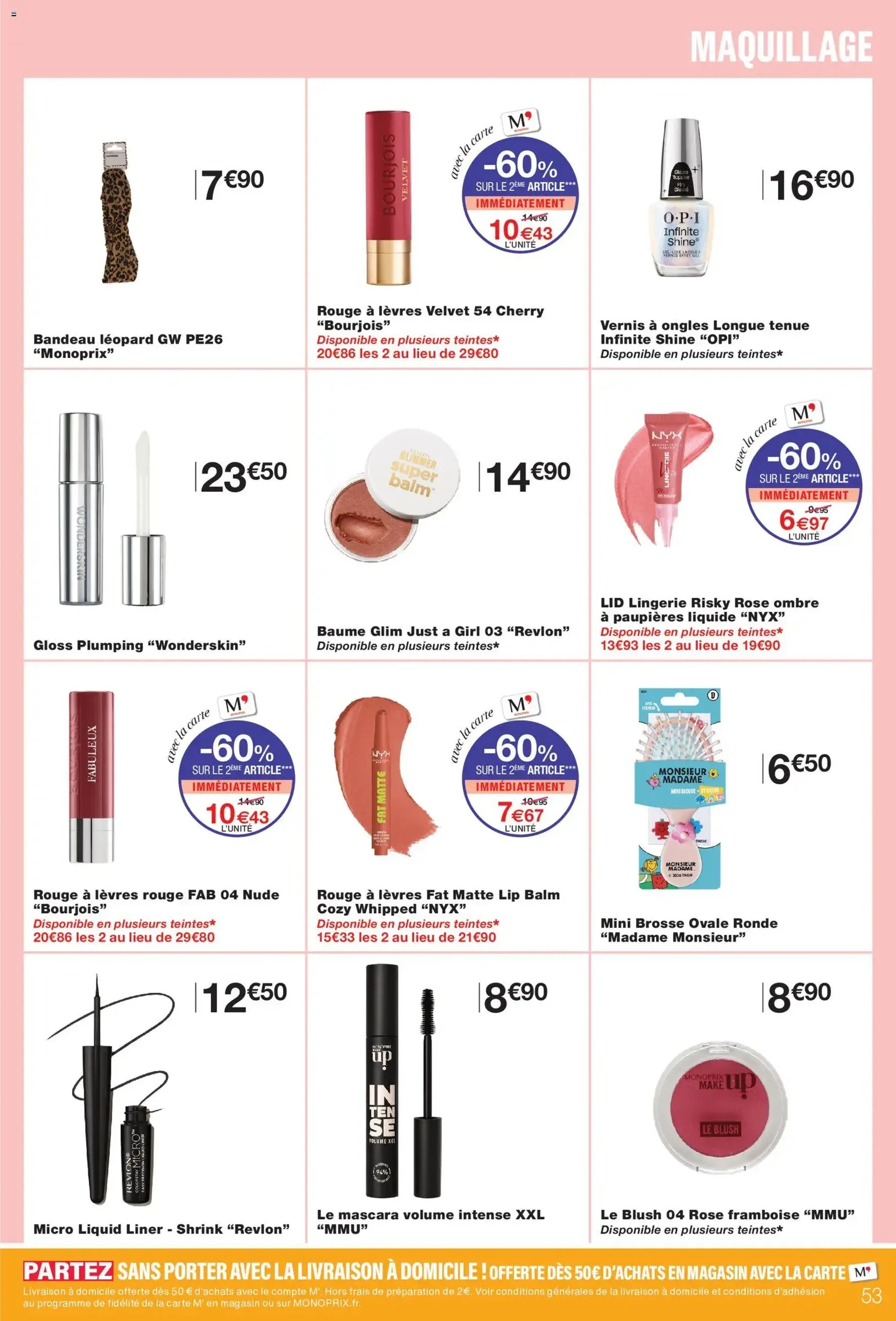 Monoprix catalogue - brochure valable à partir du 08/09/2026, page 53 sur 59