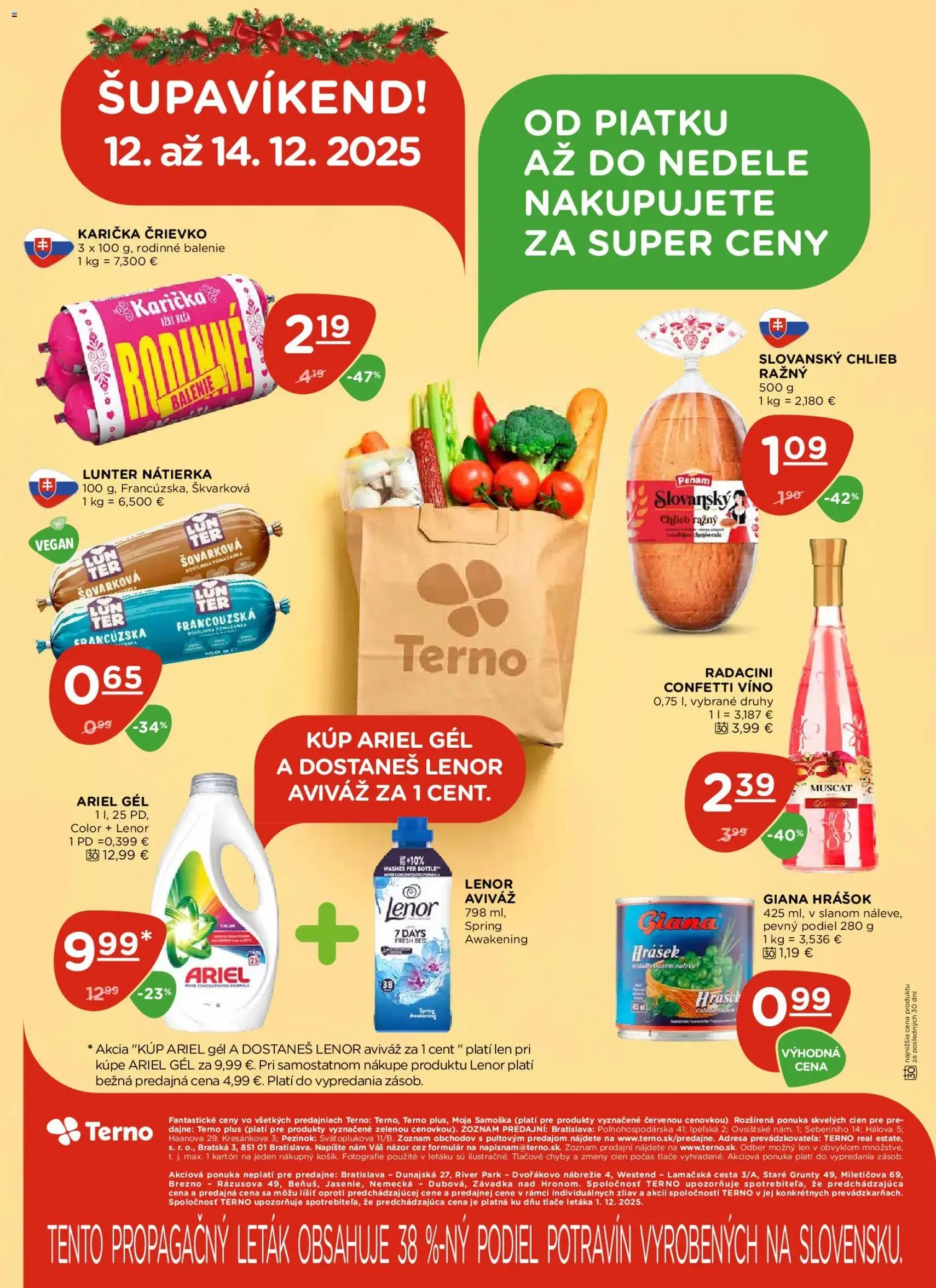 Terno leták - platný leták od 11.12.2025 strana 22 z 23