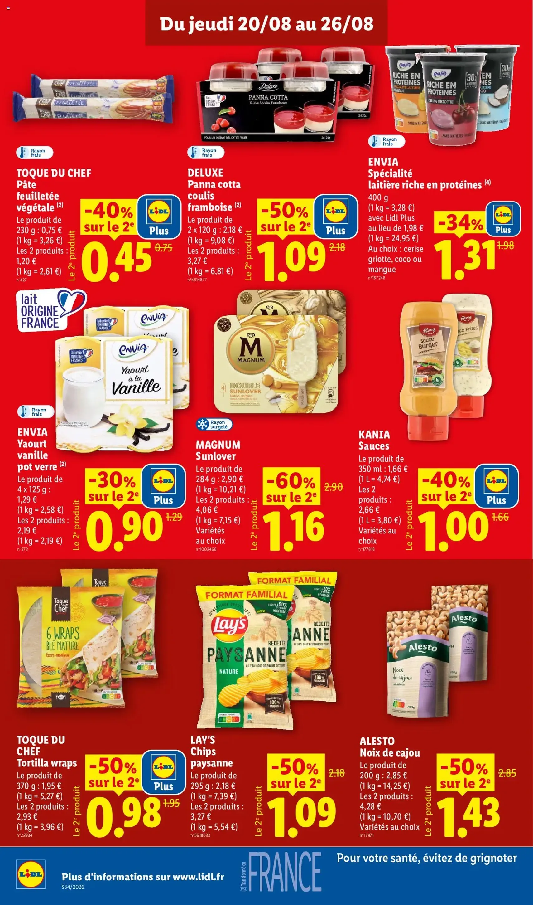 LIDL catalogue - brochure valable à partir du 20/08/2026, page 14 sur 54