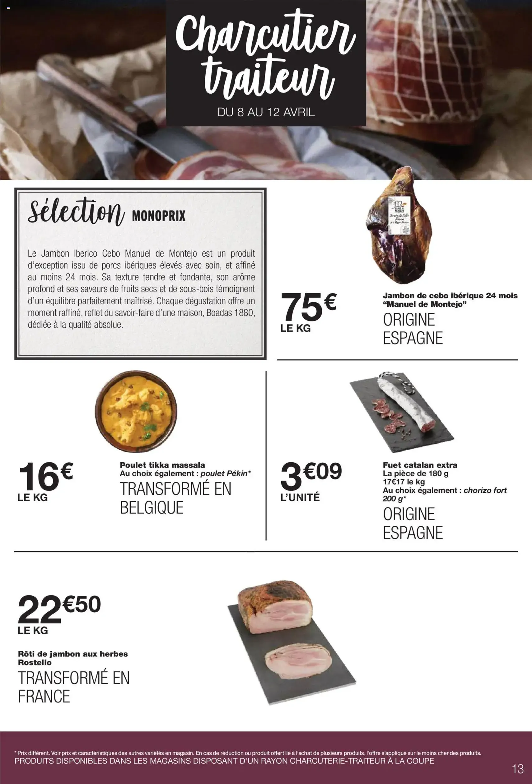Monoprix catalogue - brochure valable à partir du 08/04/2026, page 13 sur 50