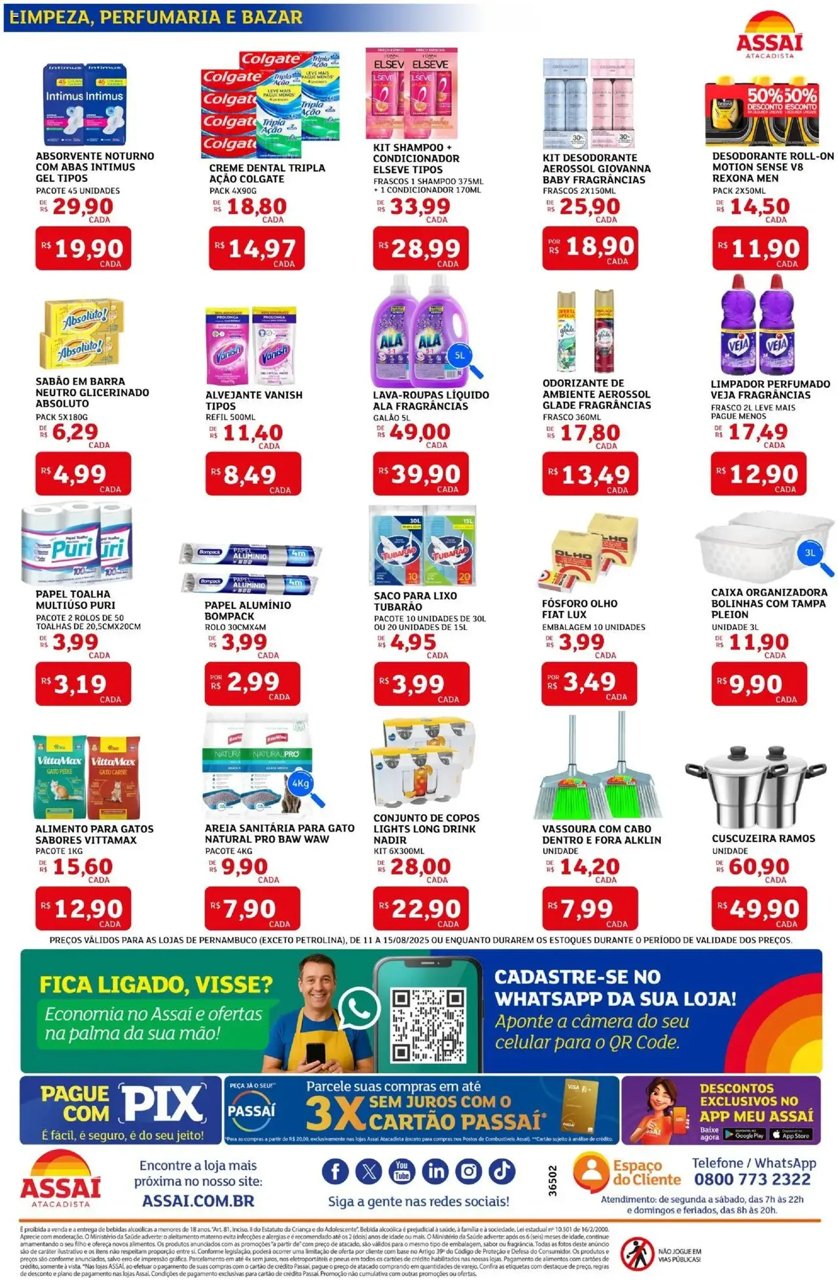Encarte Assaí Atacadista - folheto válido a partir de 11/08/2025 página 4 de 4