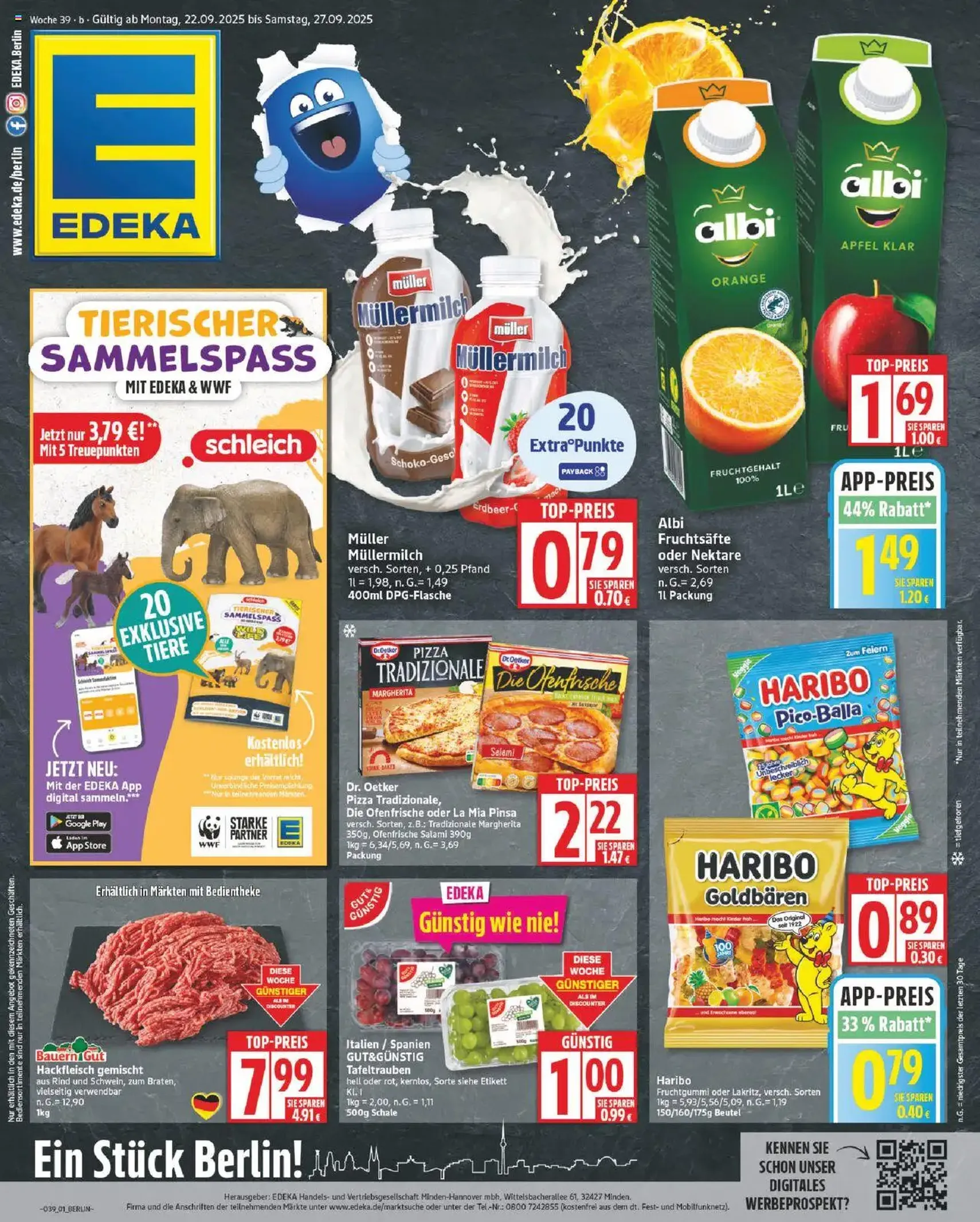 Edeka Prospekt - Gültiger Prospekt ab 22.09.2025, Seite 1 von insgesamt 20 Edeka Prospekt - Gültiger Prospekt ab 22.09.2025, Seite 1 von insgesamt 20