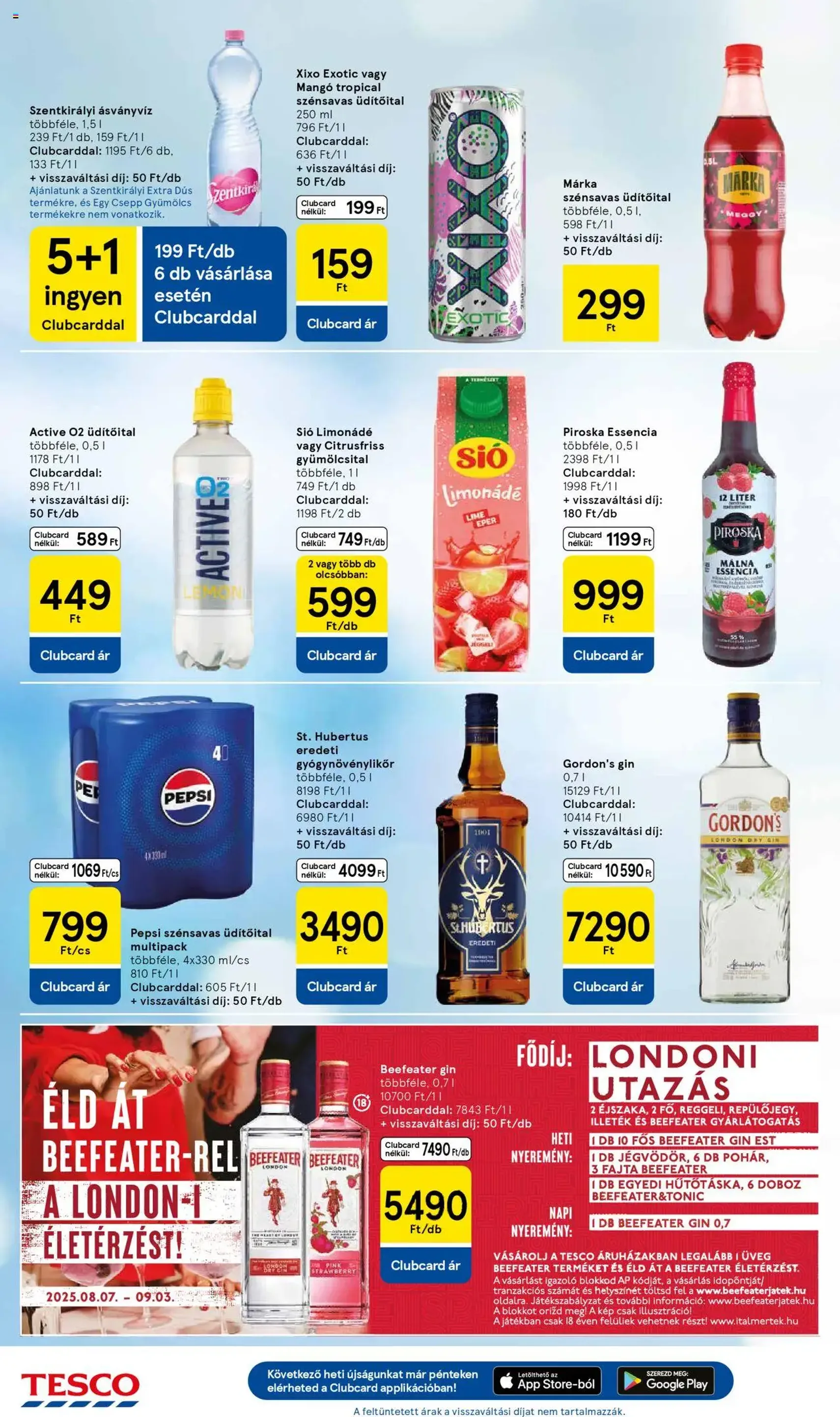 Tesco Hipermarket - Akciós újság - 2025.08.07. érvényes szórólap 22 oldal 32 oldalból Tesco Hipermarket - Akciós újság - 2025.08.07. érvényes szórólap 22 oldal 32 oldalból