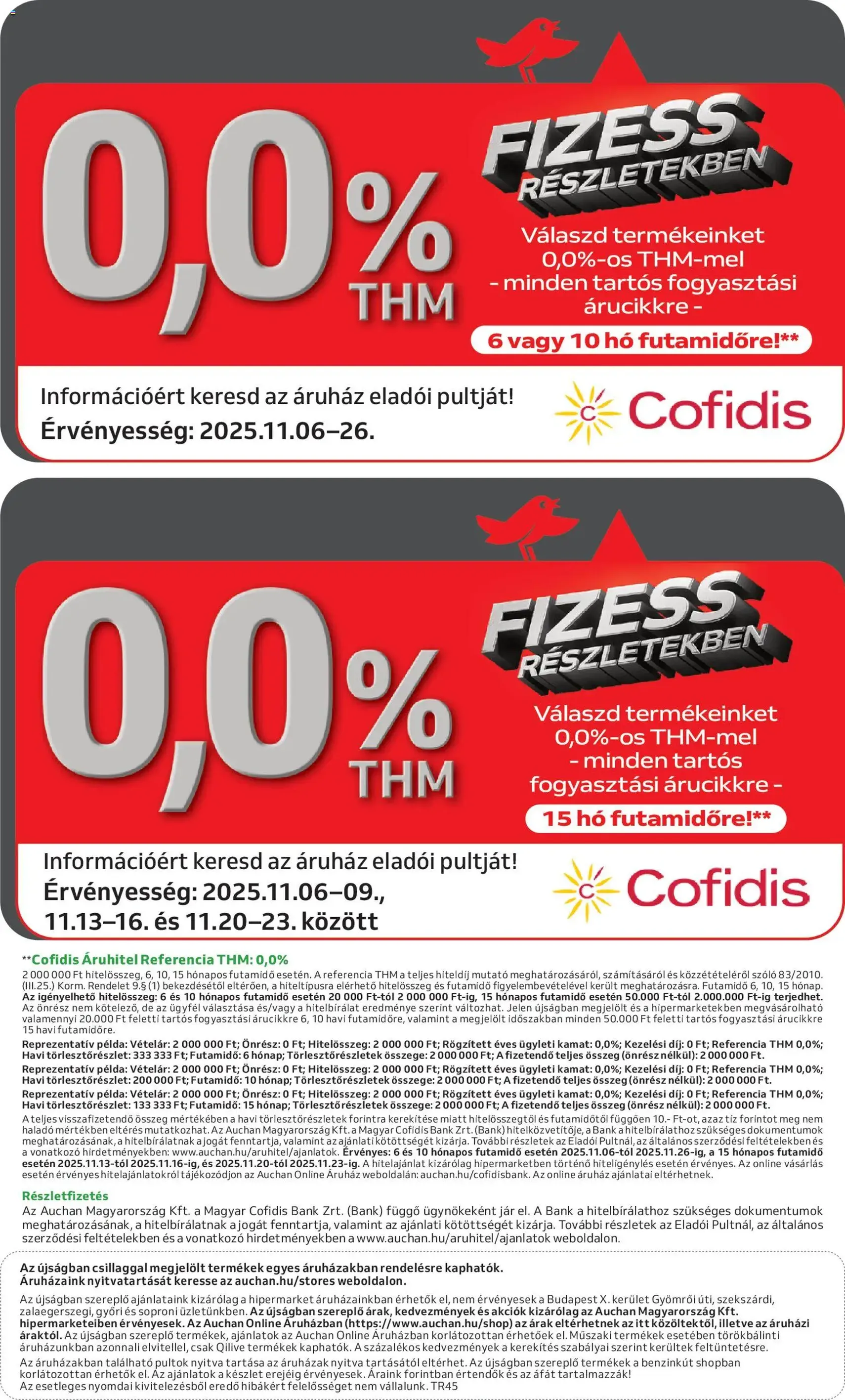 Auchan Black Friday - 2025.11.06. érvényes szórólap 6 oldal 6 oldalból