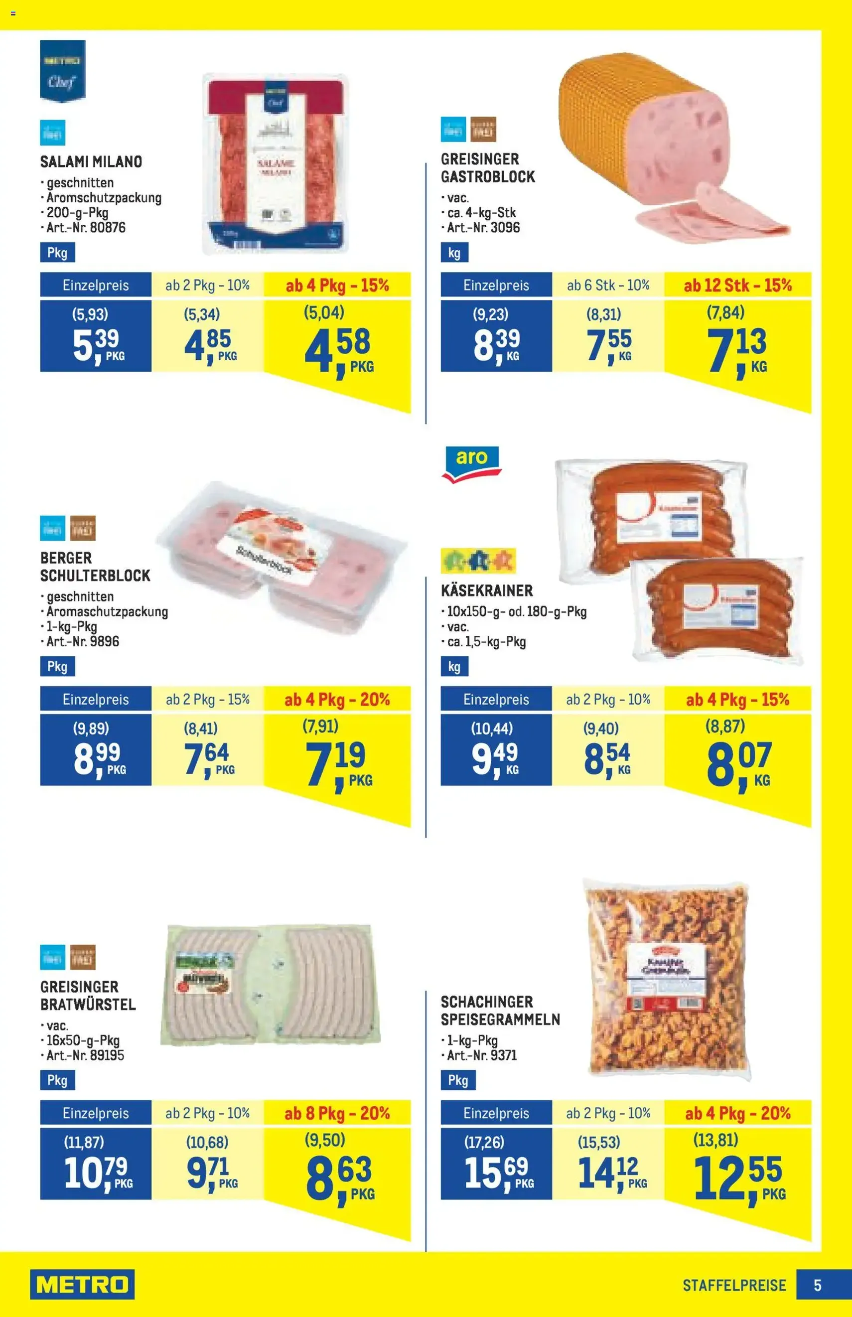 Metro angebote Profi - Gültiger Prospekt ab 27.11.2025, Seite 5 von insgesamt 64