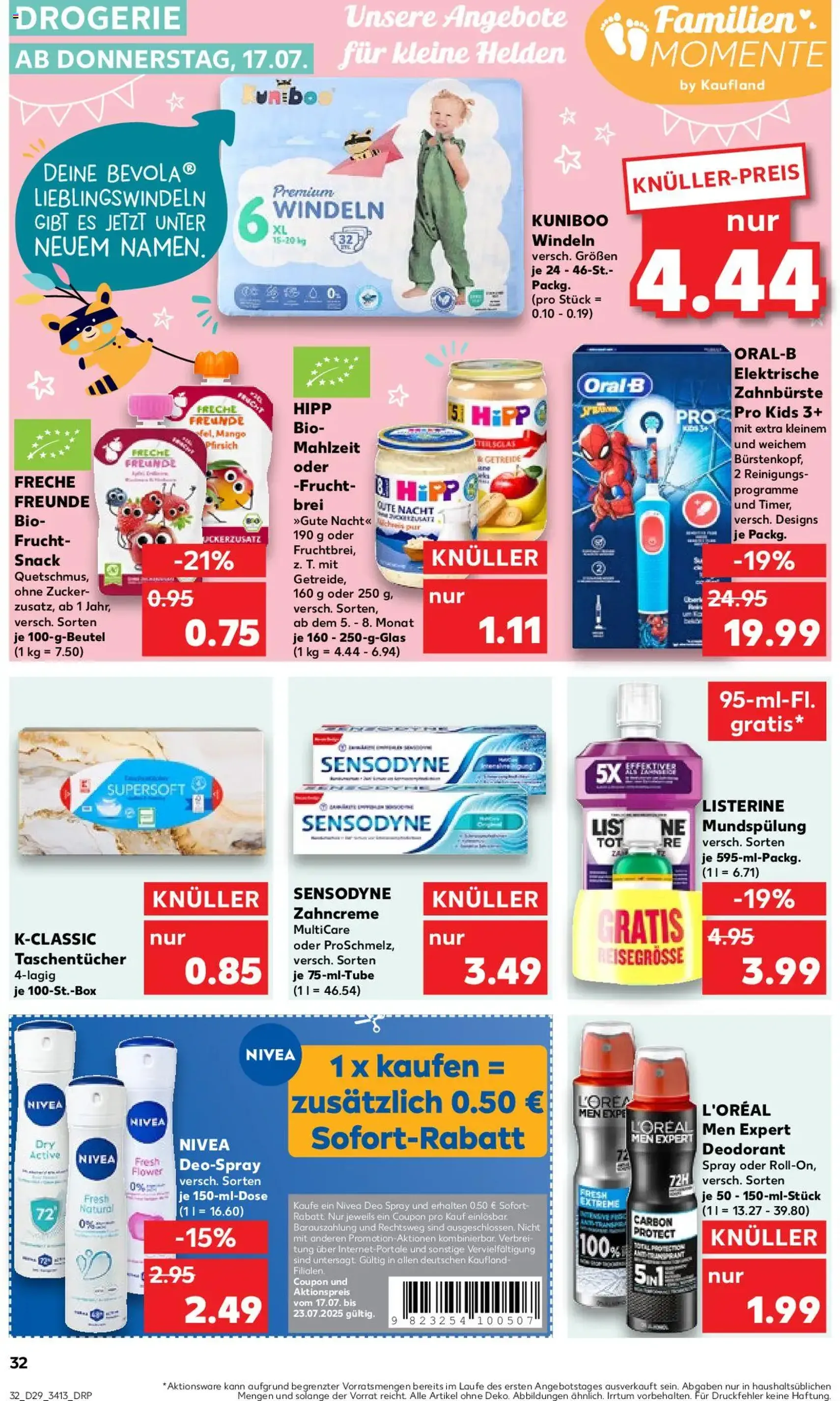 Kaufland Prospekt - Gültiger Prospekt ab 17.07.2025, Seite 32 von insgesamt 54 Kaufland Prospekt - Gültiger Prospekt ab 17.07.2025, Seite 32 von insgesamt 54