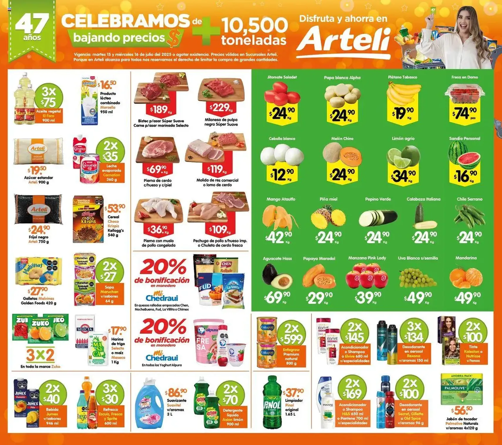 Arteli - Prensa Arteli - folleto válido desde 15/07/2025 página 1 de 1