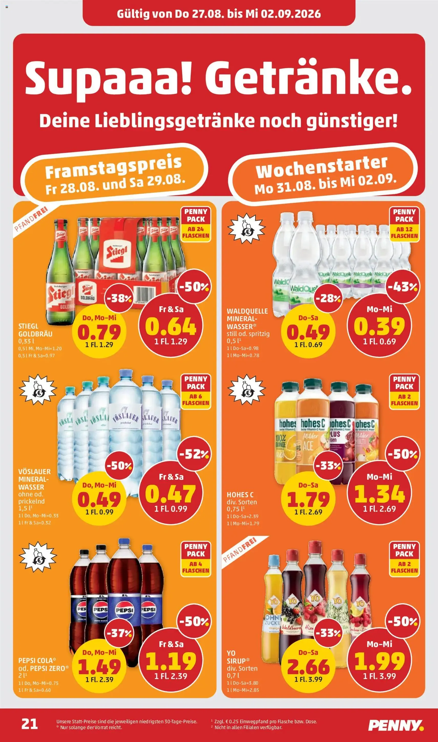 Penny Markt Flugblatt - Gültiger Prospekt ab 27.08.2026, Seite 21 von insgesamt 32