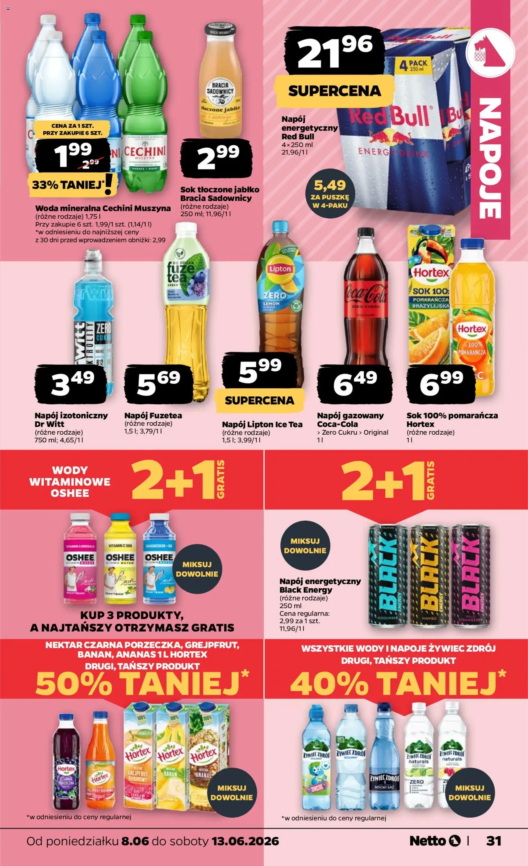 Netto gazetka od poniedziałku spożywcza - ważny gazetka od 08.06.2026 strona 31 z 41
