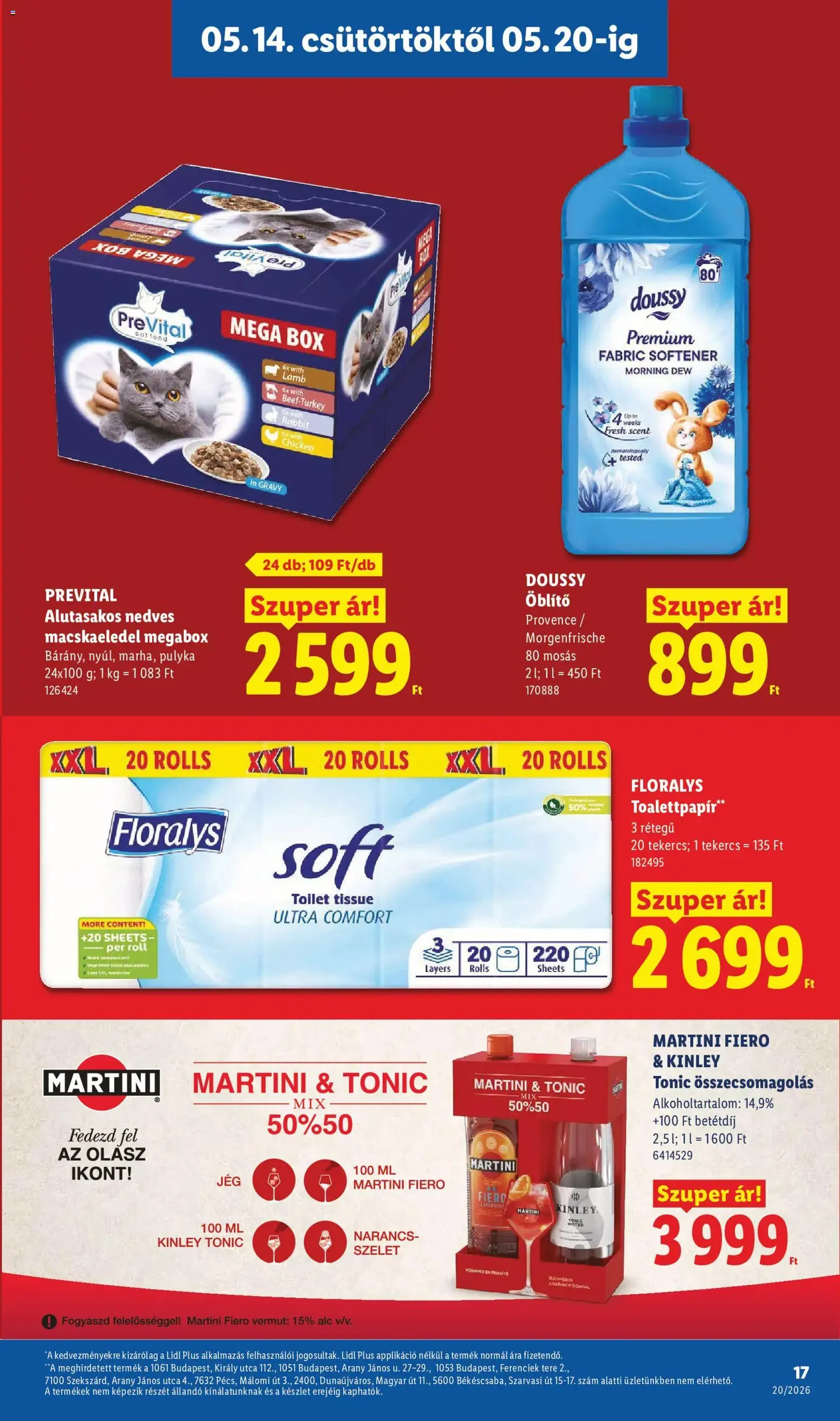 Lidl akciós újság - 2026.05.14. érvényes szórólap 17 oldal 68 oldalból