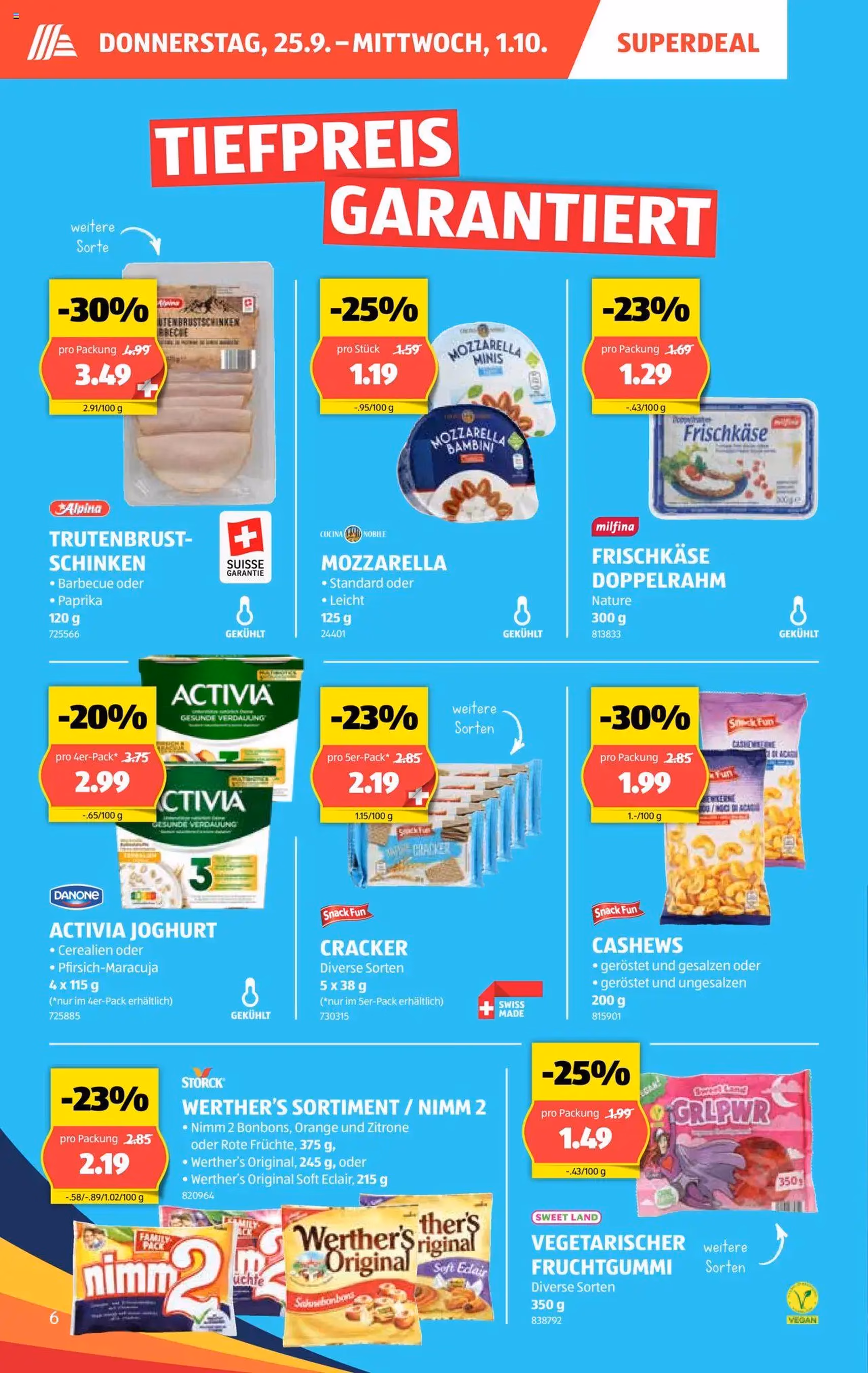 Aldi Aktionen - Gültiger Prospekt ab 25.09.2025, Seite 7 von insgesamt 32 Aldi Aktionen - Gültiger Prospekt ab 25.09.2025, Seite 7 von insgesamt 32