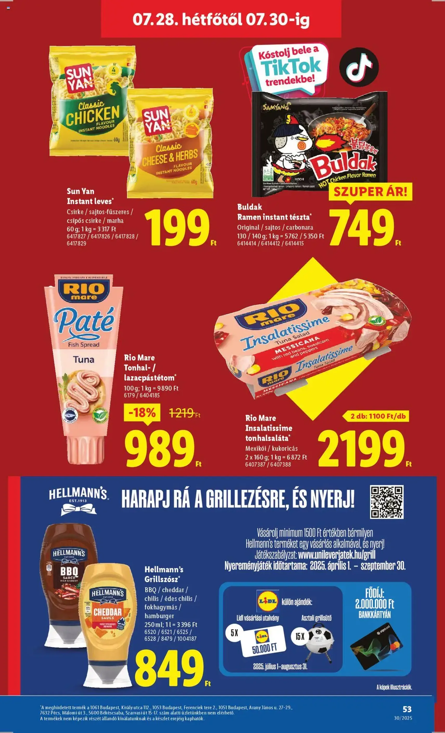 Lidl Akciós újság - 2025.07.24. érvényes szórólap 53 oldal 62 oldalból Lidl Akciós újság - 2025.07.24. érvényes szórólap 53 oldal 62 oldalból