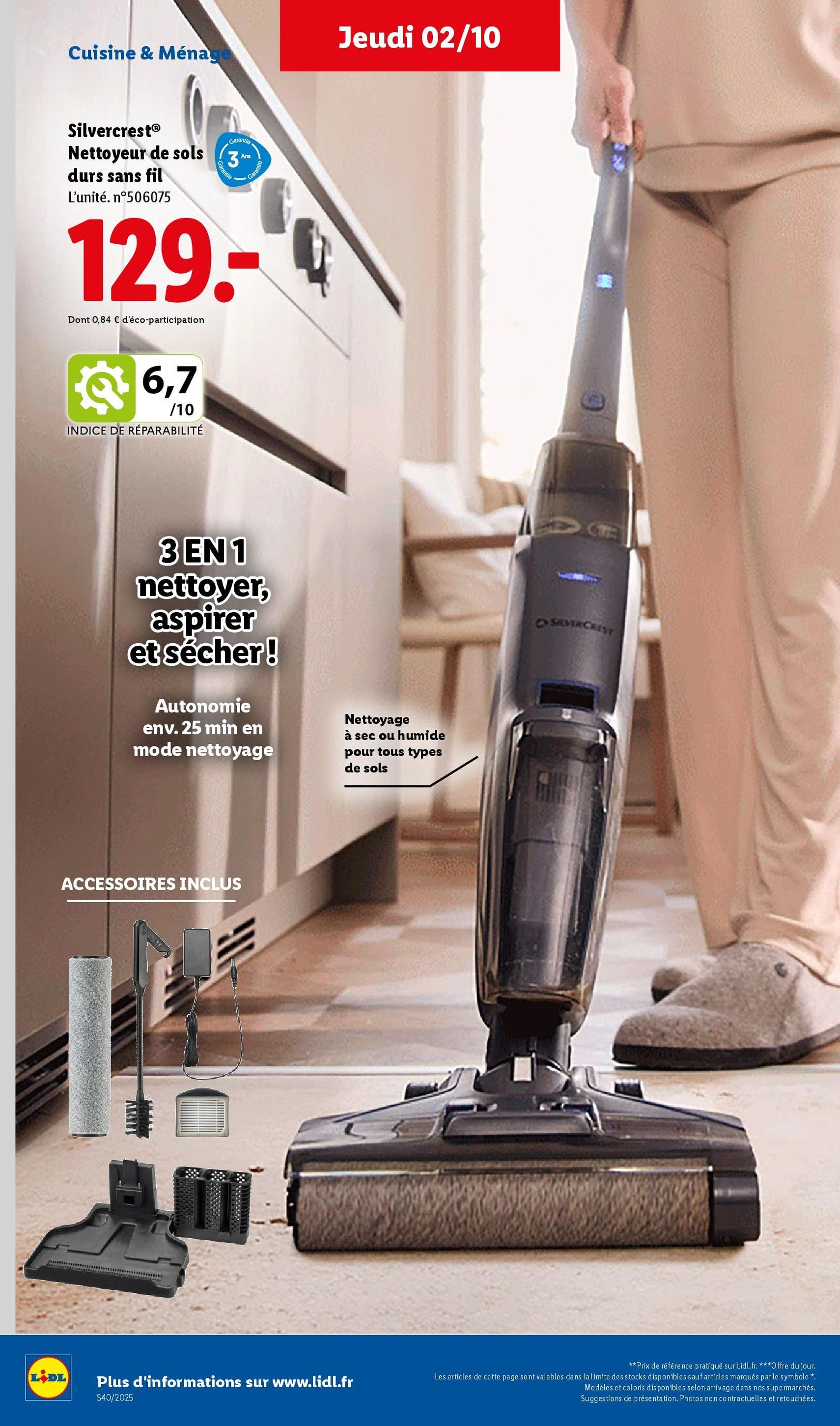 LIDL catalogue semaine 40 - brochure valable à partir du 02/10/2025, page 42 sur 76 LIDL catalogue semaine 40 - brochure valable à partir du 02/10/2025, page 42 sur 76