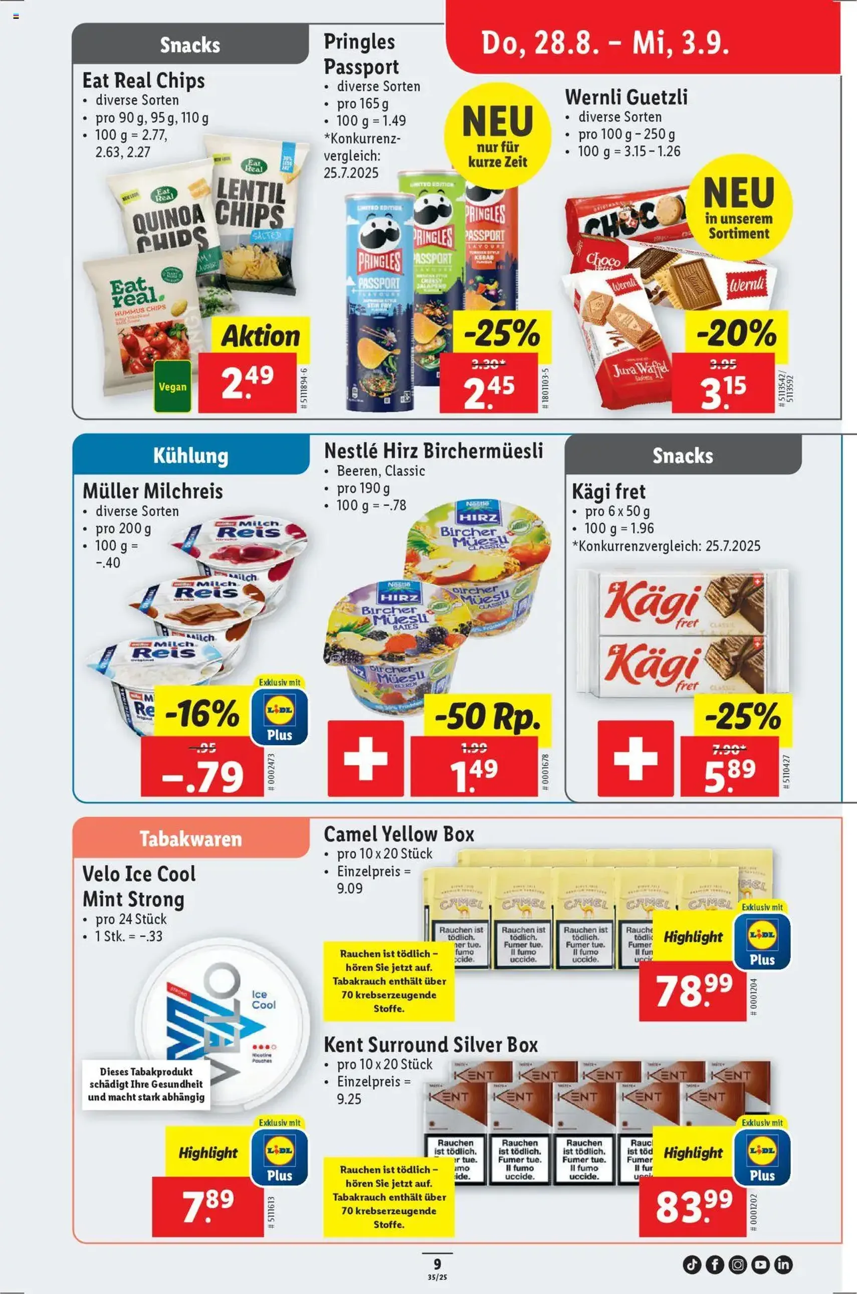 Lidl Aktionen - Gültiger Prospekt ab 28.08.2025, Seite 11 von insgesamt 34 Lidl Aktionen - Gültiger Prospekt ab 28.08.2025, Seite 11 von insgesamt 34