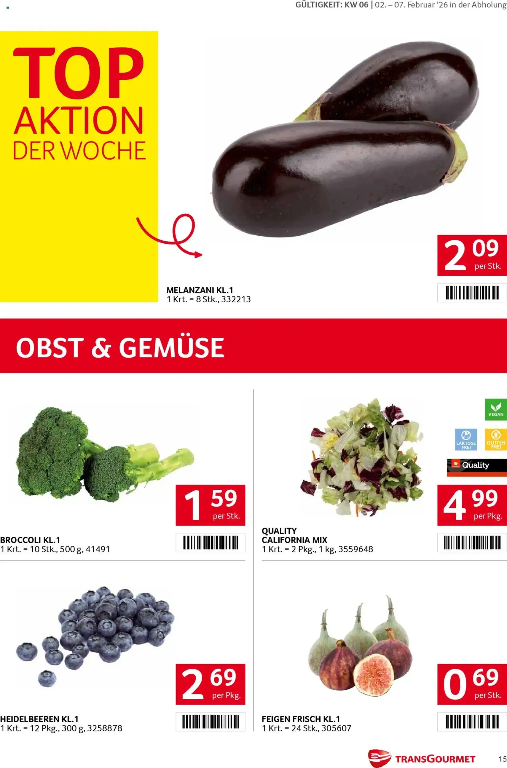 Transgourmet Flugblatt - Gültiger Prospekt ab 02.02.2026, Seite 15 von insgesamt 31