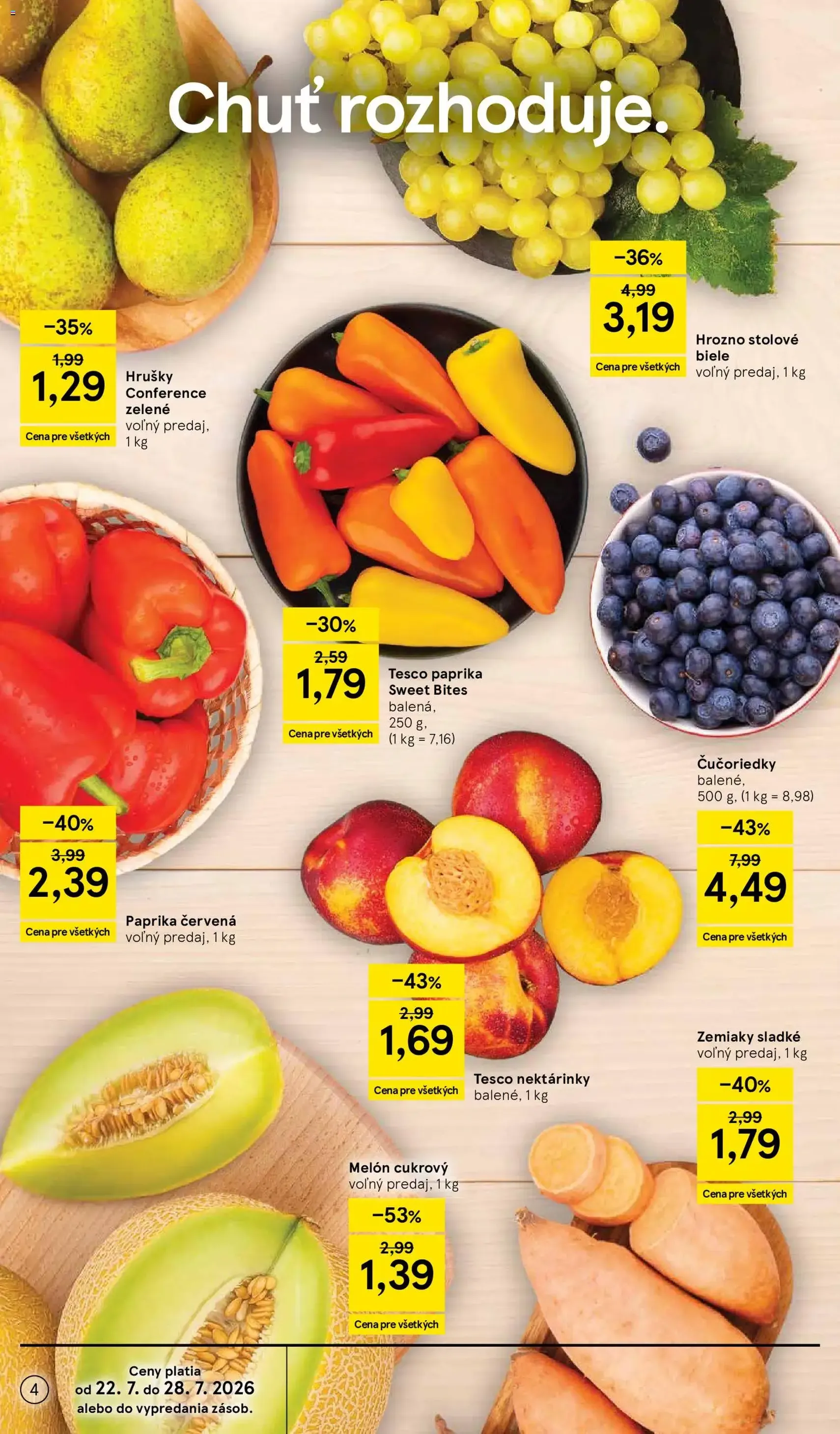 Tesco Hypermarket - leták - platný leták od 22.07.2026 strana 4 z 50