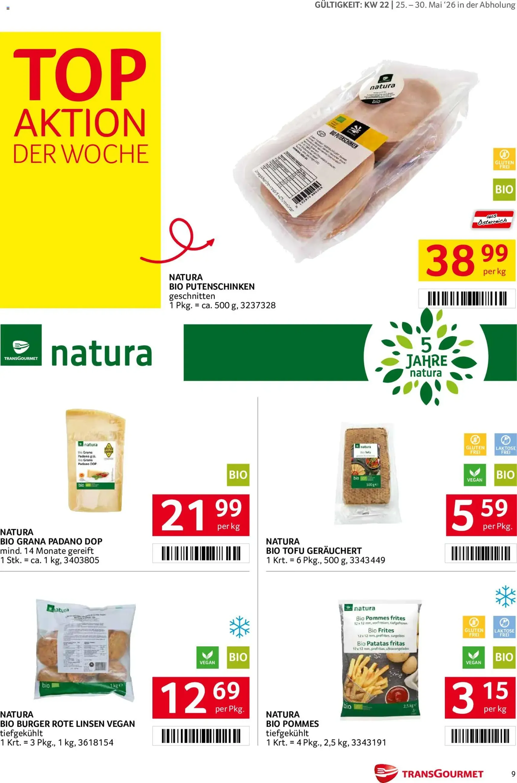 Transgourmet Flugblatt - Gültiger Prospekt ab 25.05.2026, Seite 9 von insgesamt 35