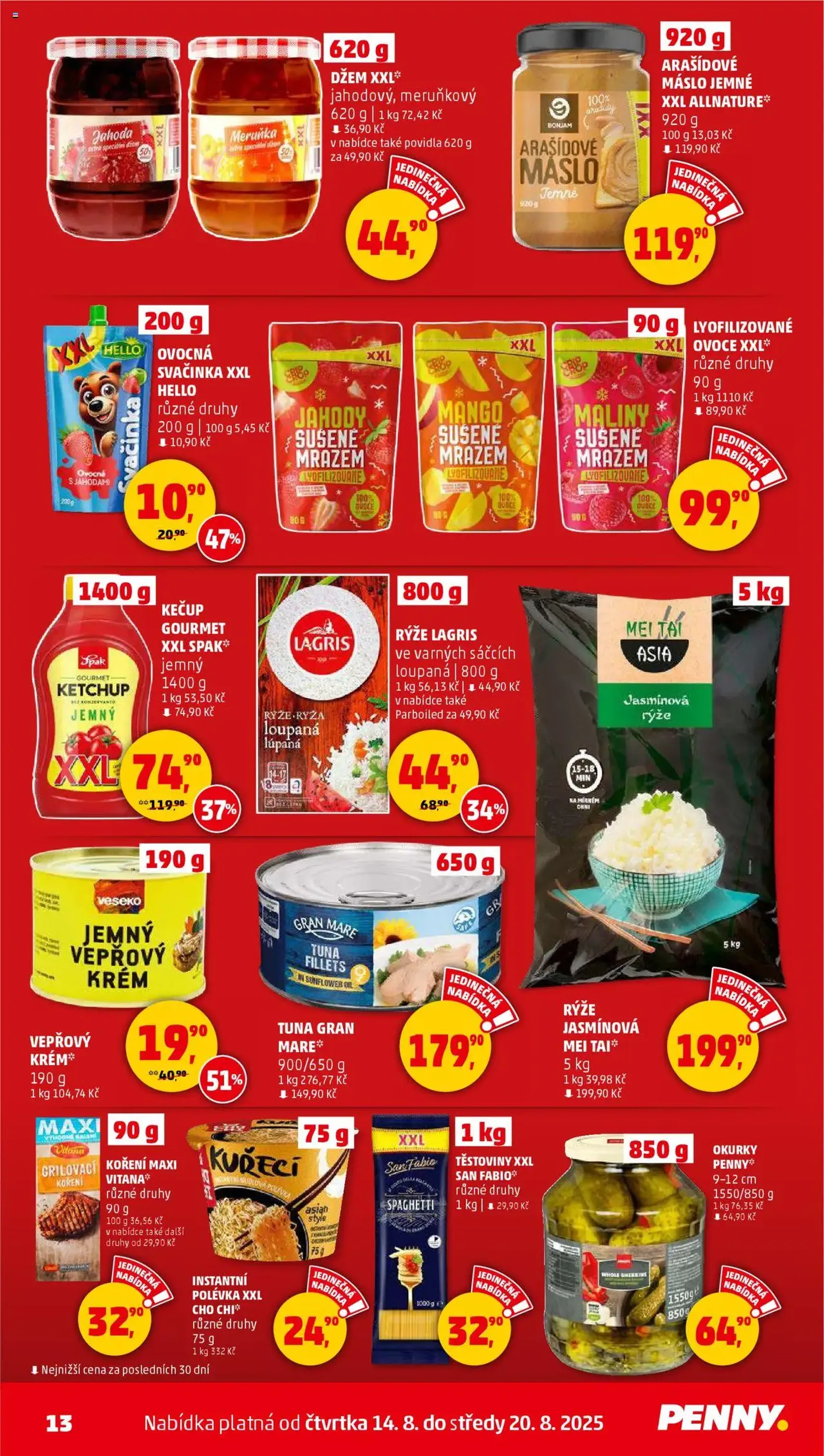 Penny Market leták - Čtvrtečník - platný leták od 14.08.2025 strana 13 z 32 Penny Market leták - Čtvrtečník - platný leták od 14.08.2025 strana 13 z 32