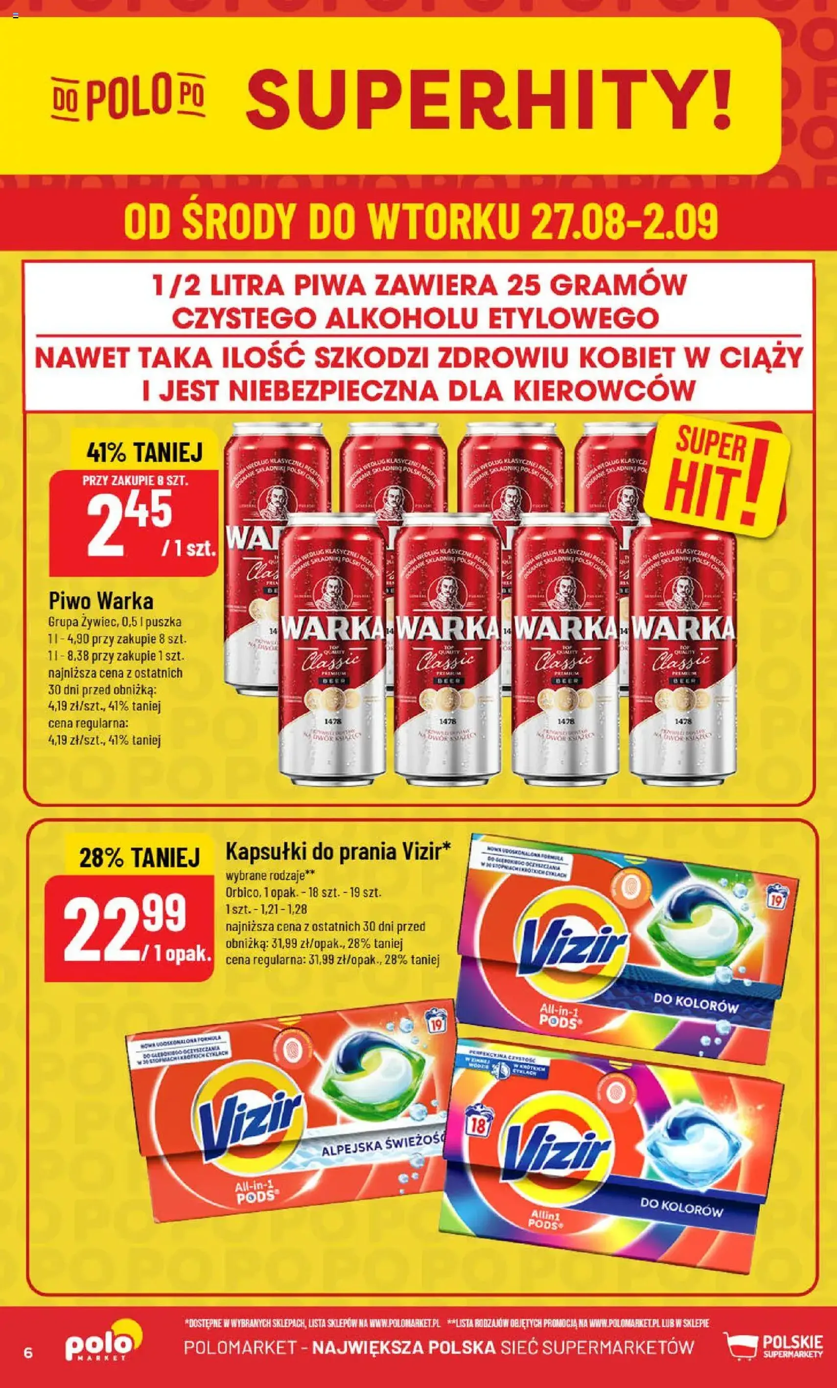 POLOmarket Gazetka - ważny gazetka od 27.08.2025 strona 6 z 78 POLOmarket Gazetka - ważny gazetka od 27.08.2025 strona 6 z 78
