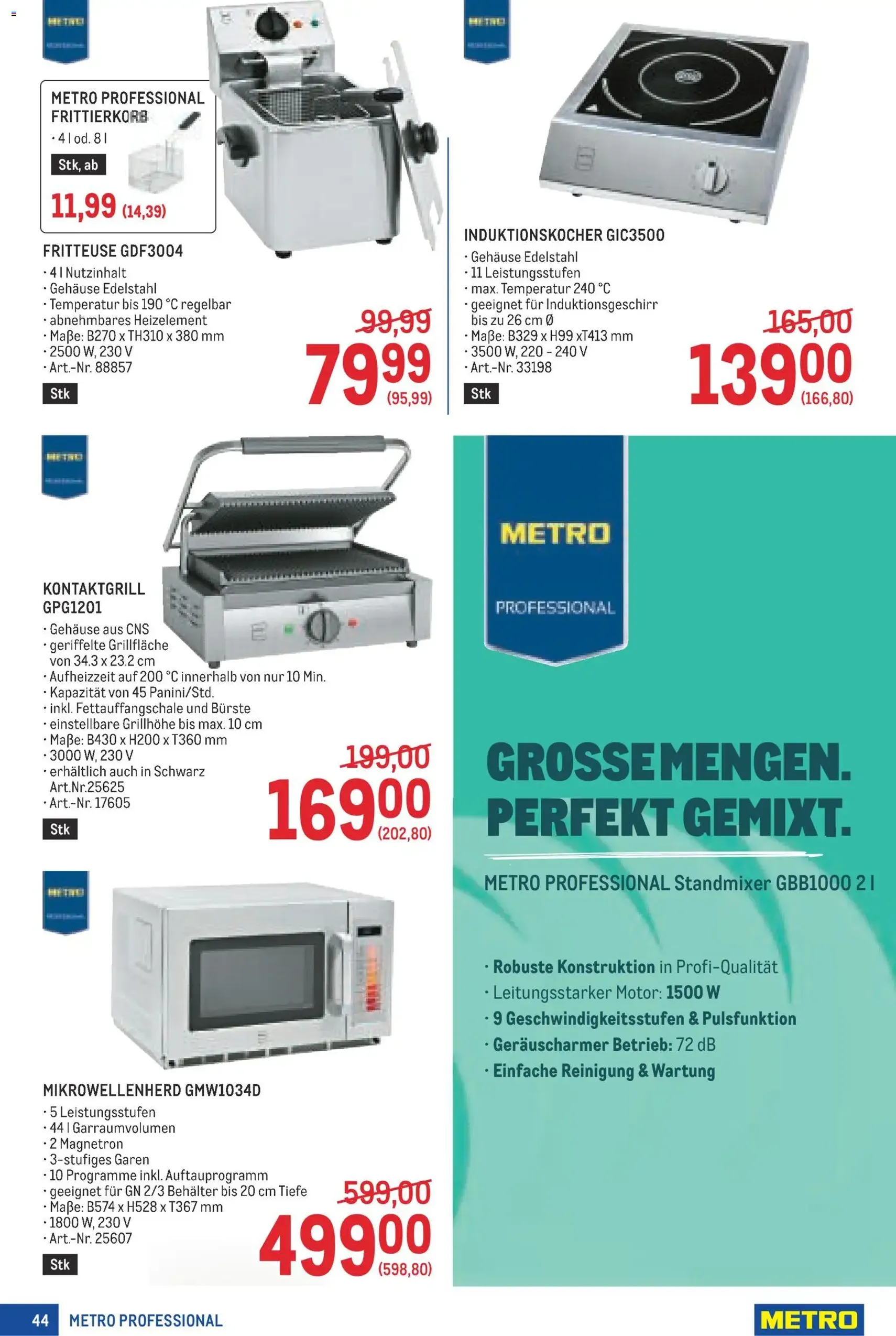 Metro angebote Profi - Gültiger Prospekt ab 20.08.2026, Seite 44 von insgesamt 64