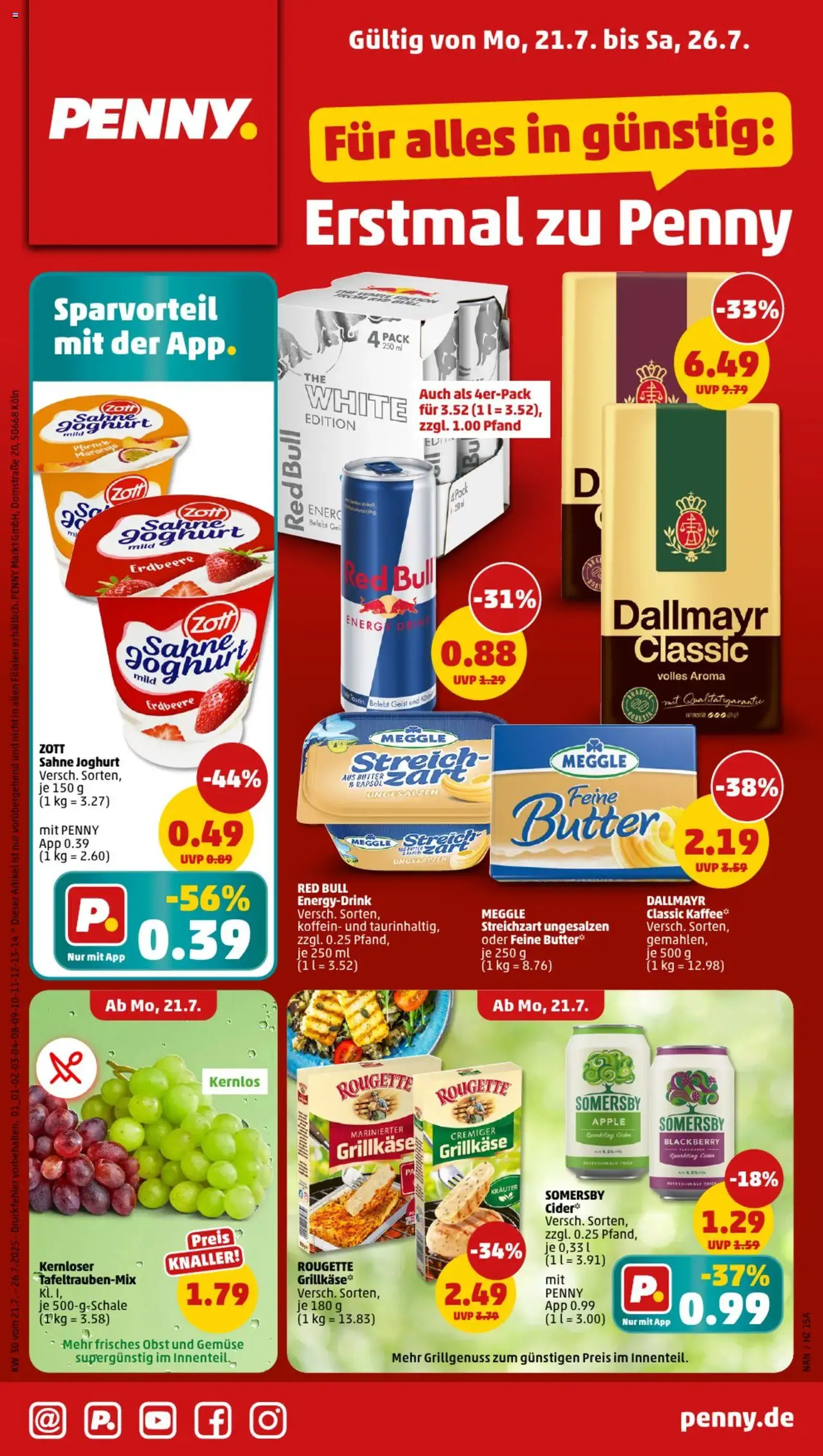 Penny Prospekt - Gültiger Prospekt ab 21.07.2025, Seite 1 von insgesamt 35 Penny Prospekt - Gültiger Prospekt ab 21.07.2025, Seite 1 von insgesamt 35