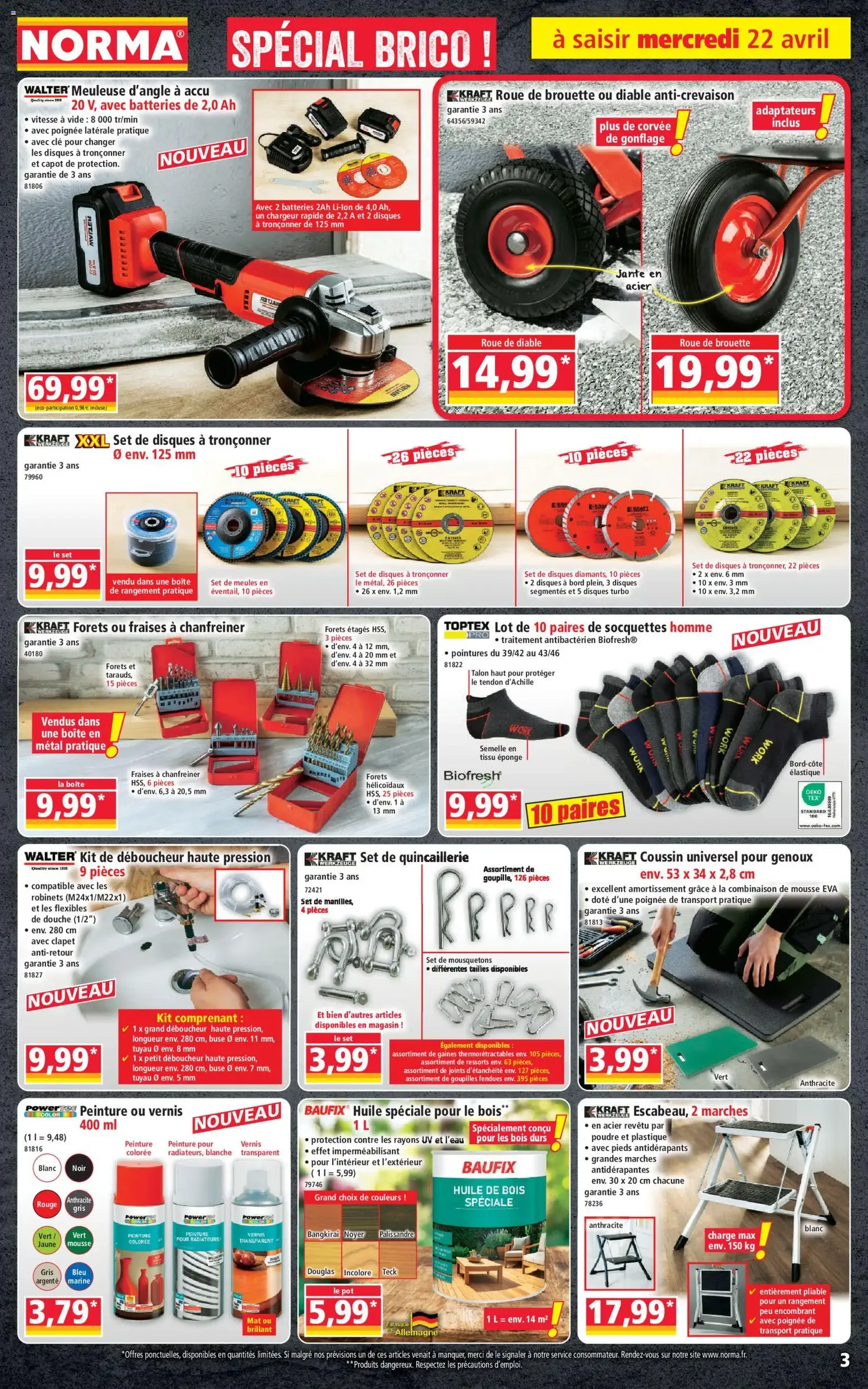 Norma catalogue - brochure valable à partir du 22/04/2026, page 3 sur 14