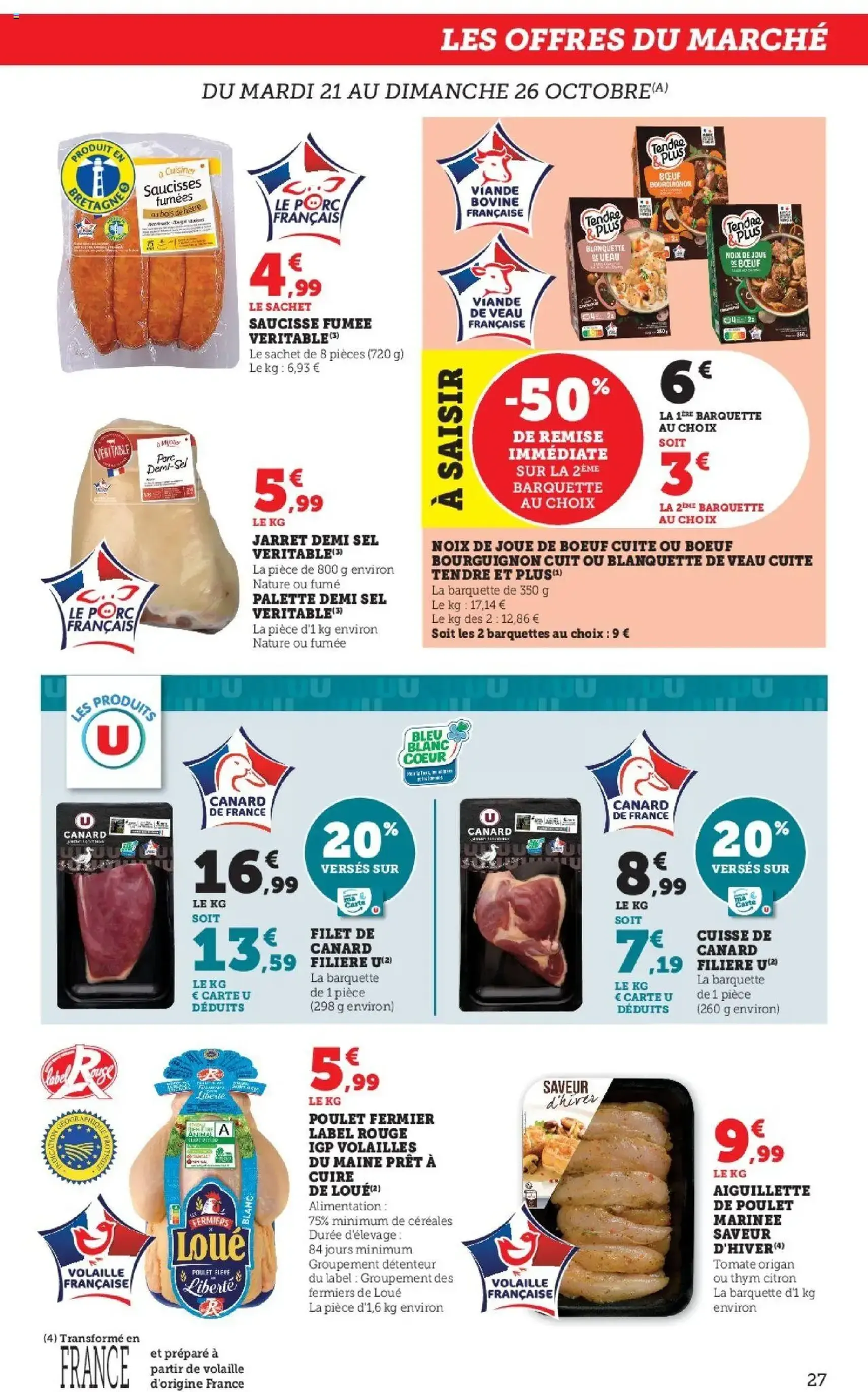 Super U catalogue - brochure valable à partir du 21/10/2025, page 27 sur 36 Super U catalogue - brochure valable à partir du 21/10/2025, page 27 sur 36
