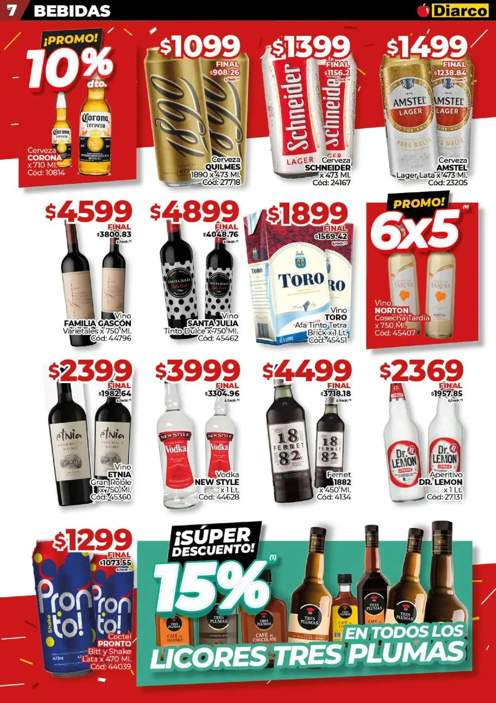 Diarco ofertas - folleto válido desde 21/07/2025 página 7 de 22 Diarco ofertas - folleto válido desde 21/07/2025 página 7 de 22