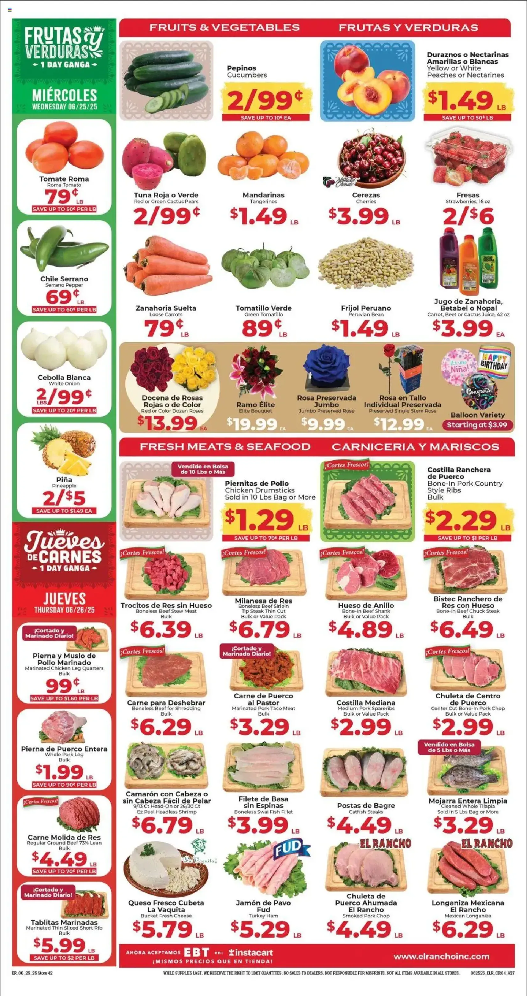 El Rancho Weekly Ad - valid flyer from 06/25/2025, page 4 of 4