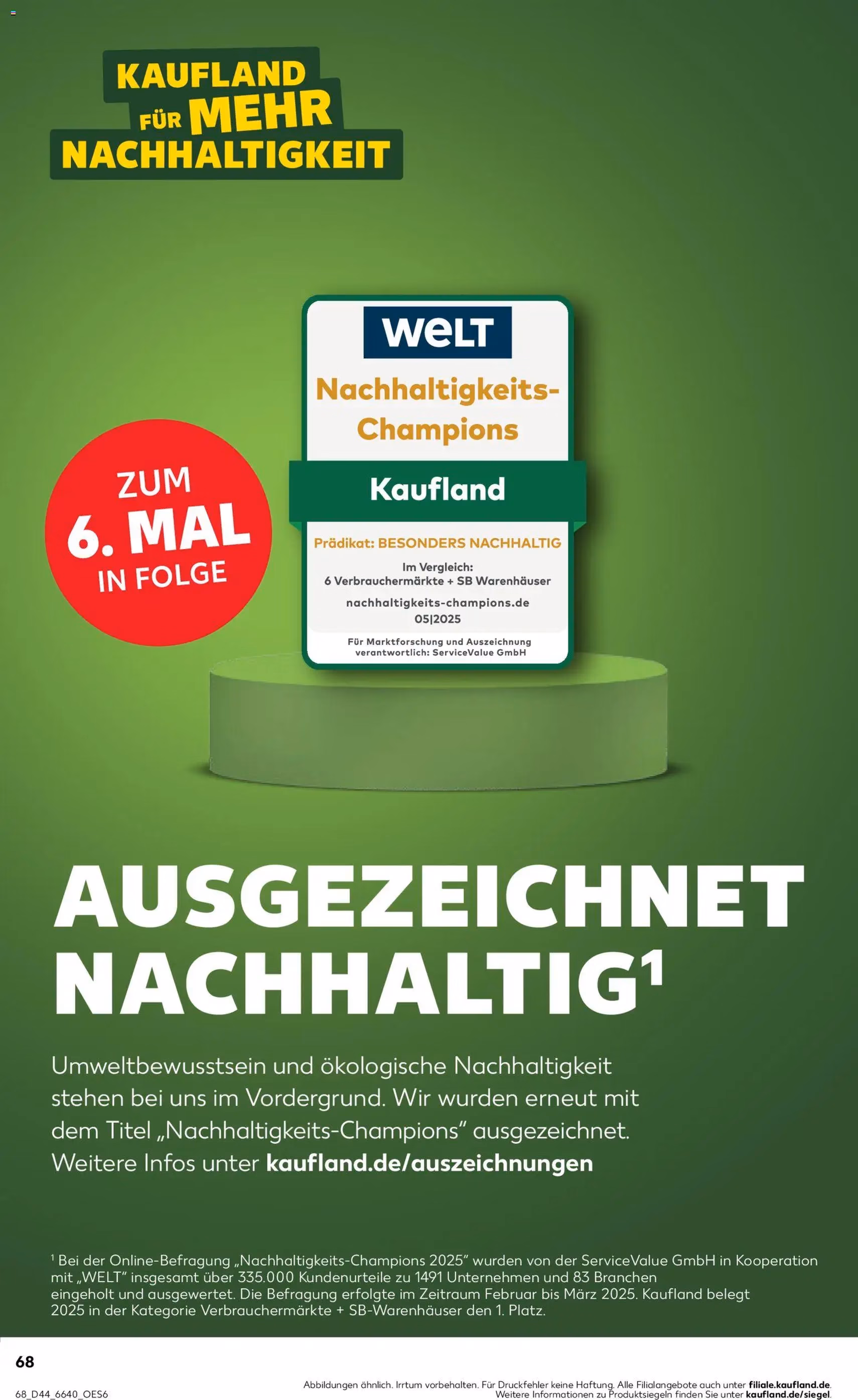 Kaufland Prospekt - Gültiger Prospekt ab 30.10.2025, Seite 68 von insgesamt 71 Kaufland Prospekt - Gültiger Prospekt ab 30.10.2025, Seite 68 von insgesamt 71