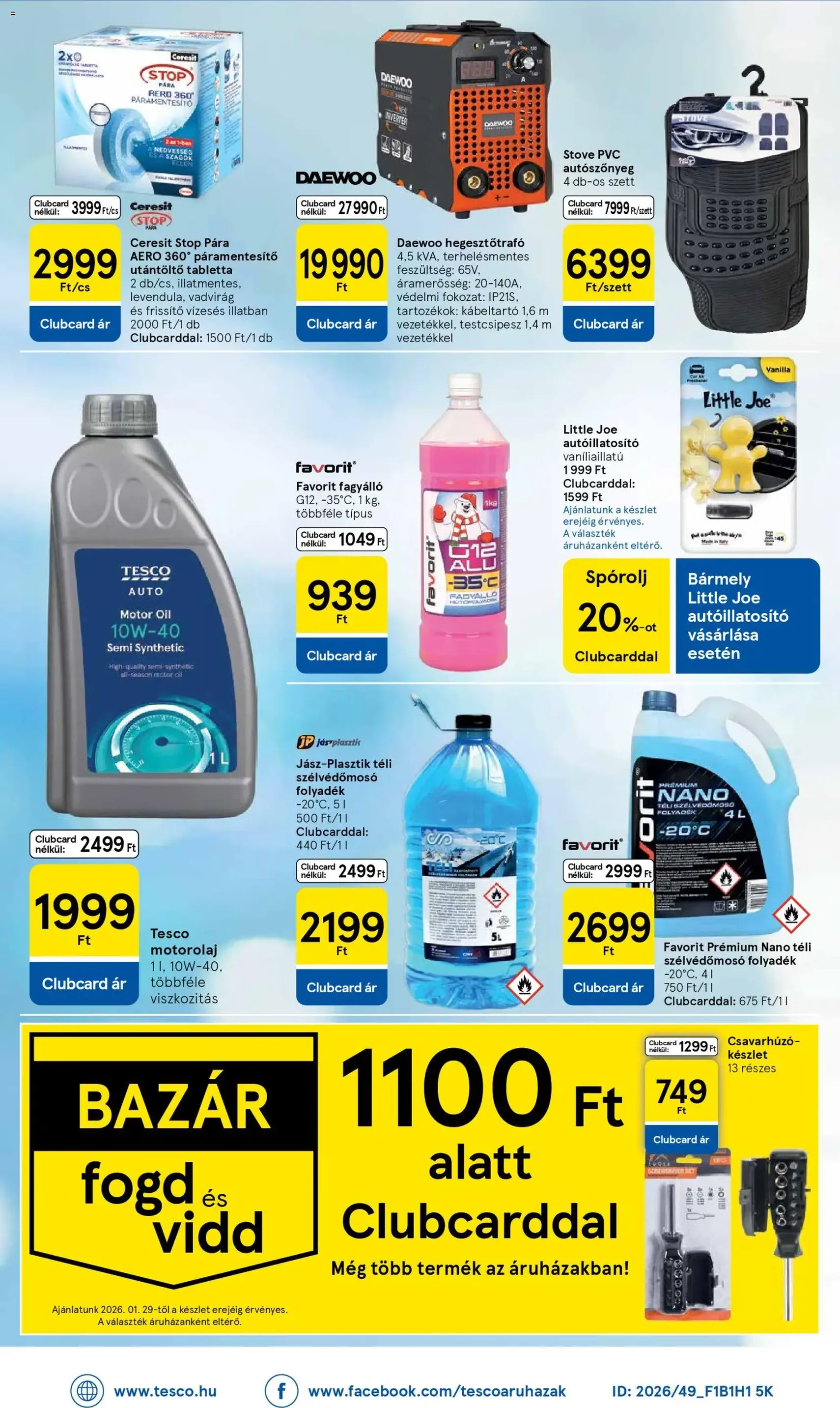 Tesco Hipermarket - Akciós újság - 2026.01.29. érvényes szórólap 30 oldal 30 oldalból