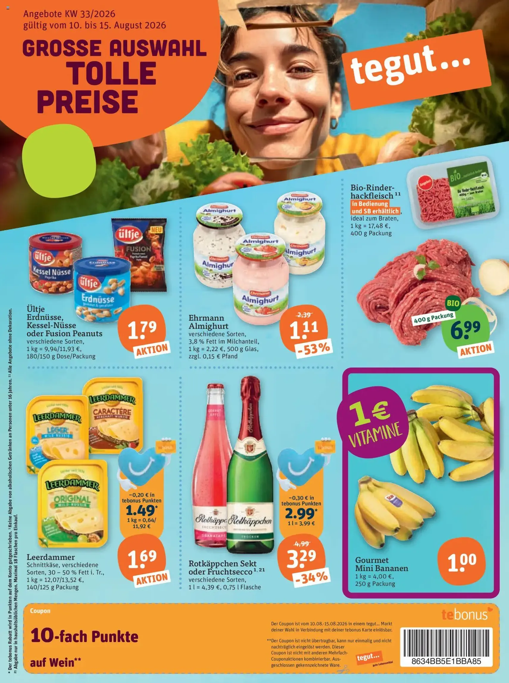 Tegut Prospekt - Gültiger Prospekt ab 10.08.2026, Seite 3 von insgesamt 23