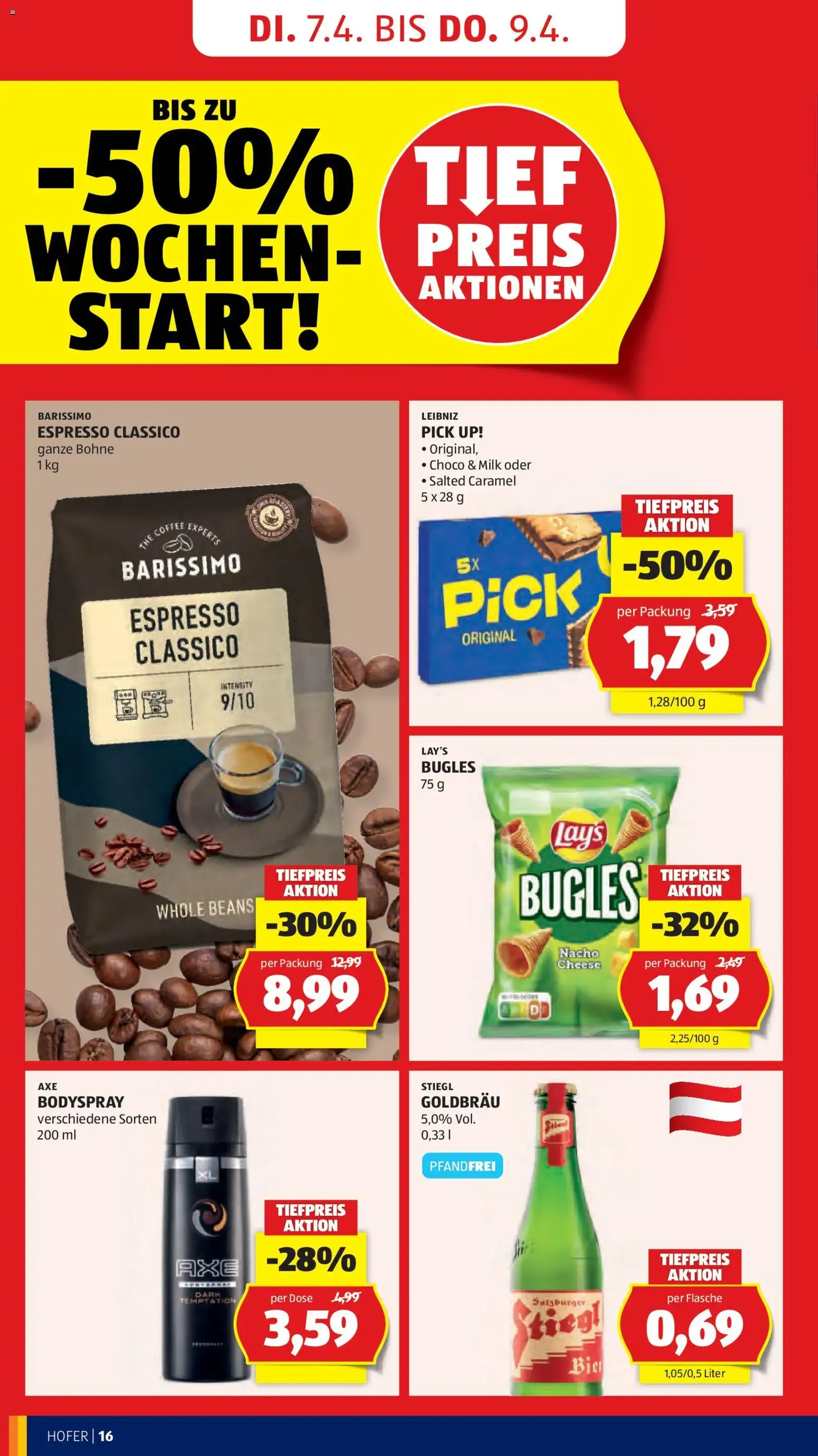 Hofer Flugblatt - Gültiger Prospekt ab 01.04.2026, Seite 18 von insgesamt 41