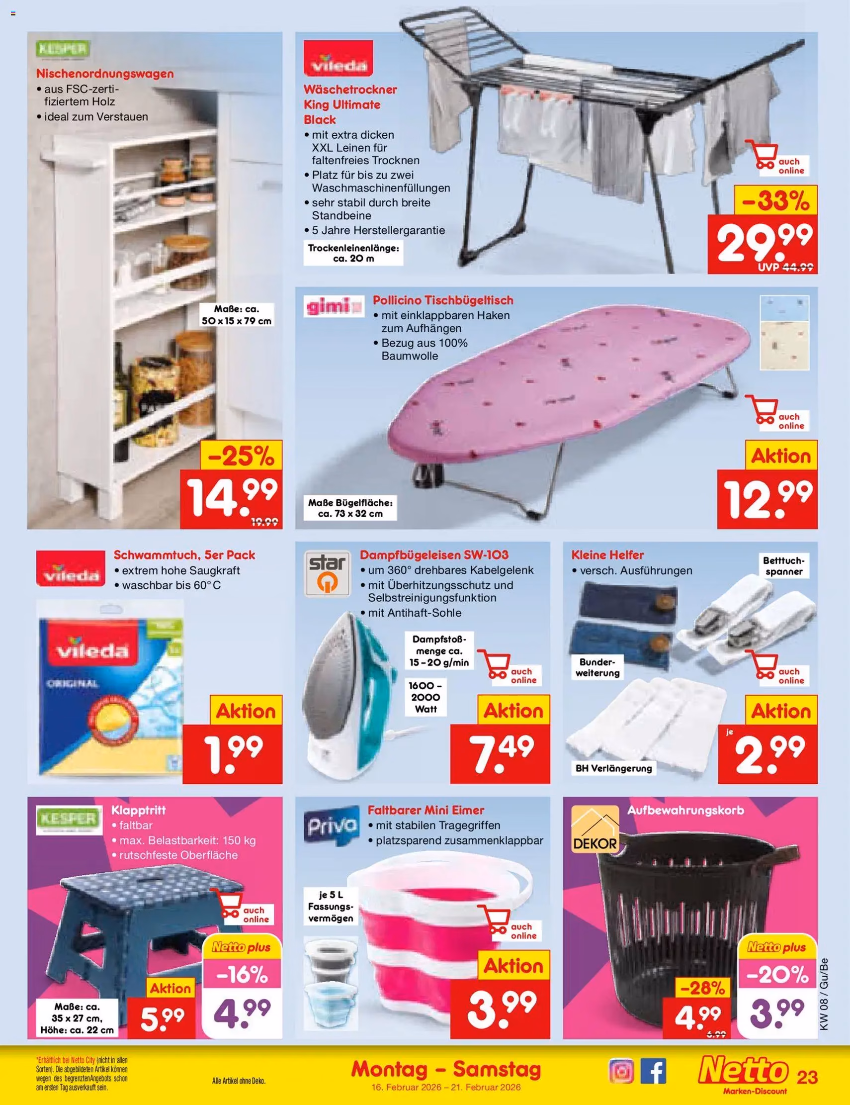 Netto Marken-Discount Prospekt - Gültiger Prospekt ab 16.02.2026, Seite 31 von insgesamt 54