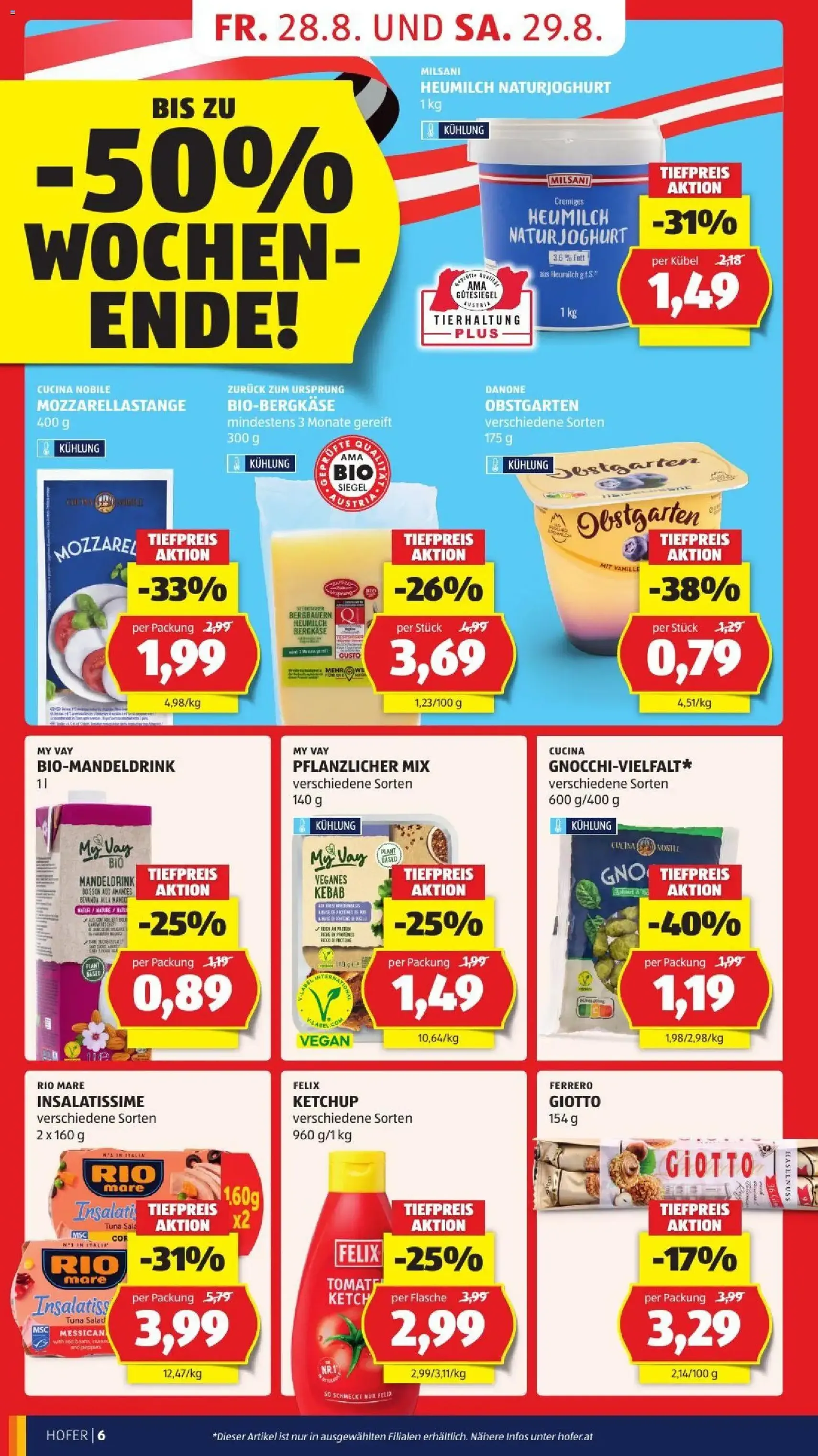 Hofer Flugblatt - Gültiger Prospekt ab 28.08.2026, Seite 16 von insgesamt 45