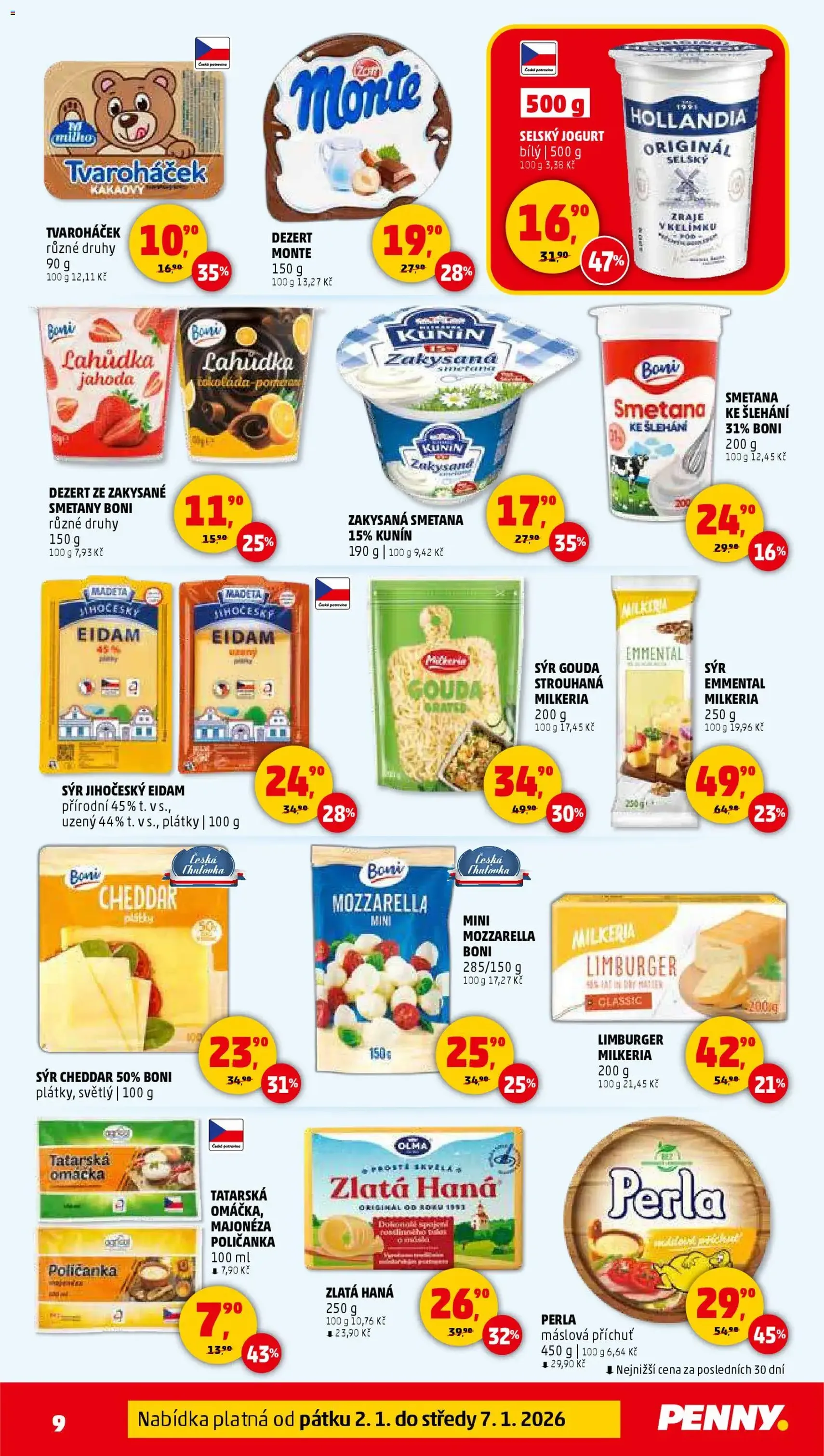 Penny Market leták - Čtvrtečník - platný leták od 02.01.2026 strana 9 z 32