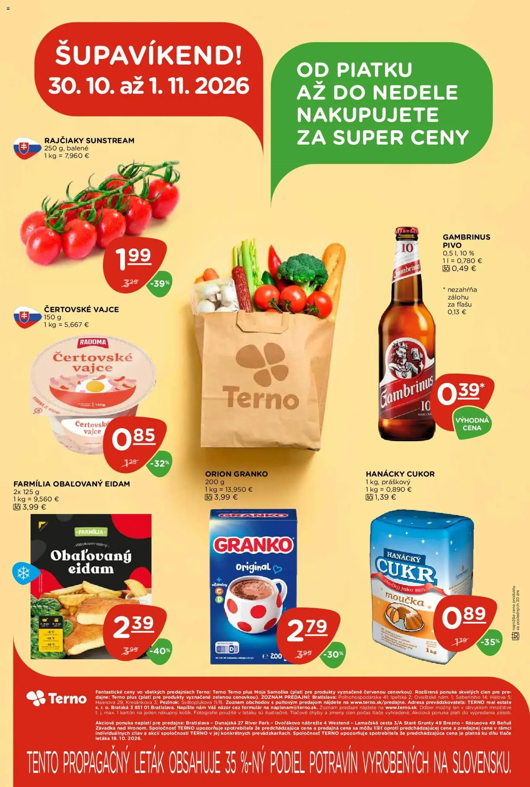 Terno leták - platný leták od 29.10.2026 strana 28 z 28