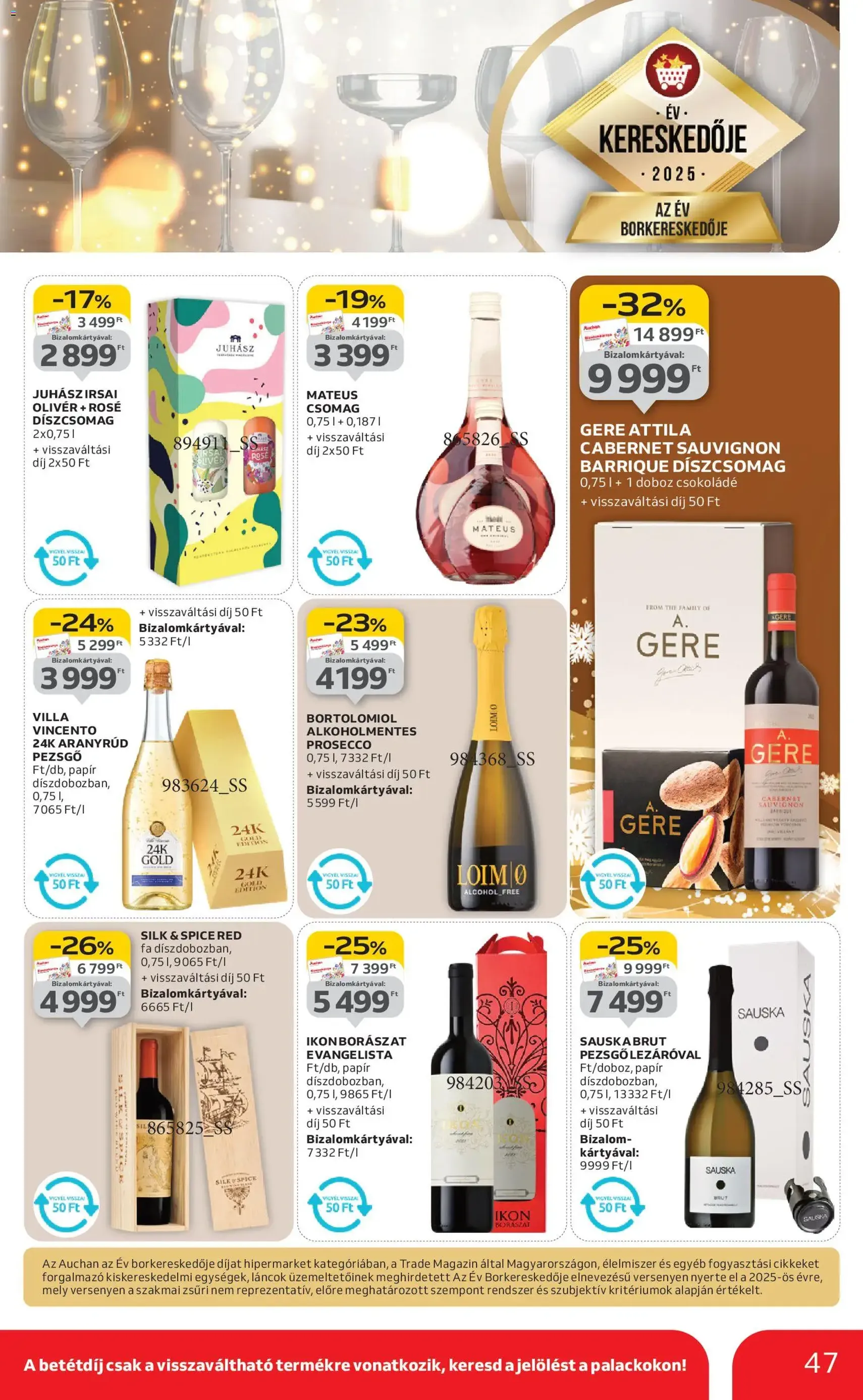 Auchan Akciós újság - 2025.12.04. érvényes szórólap 47 oldal 92 oldalból