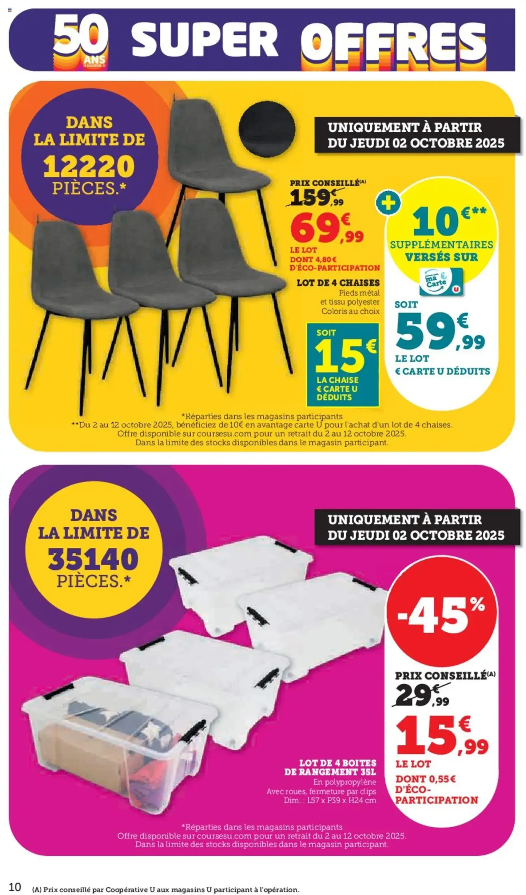 Hyper U catalogue - brochure valable à partir du 30/09/2025, page 10 sur 48