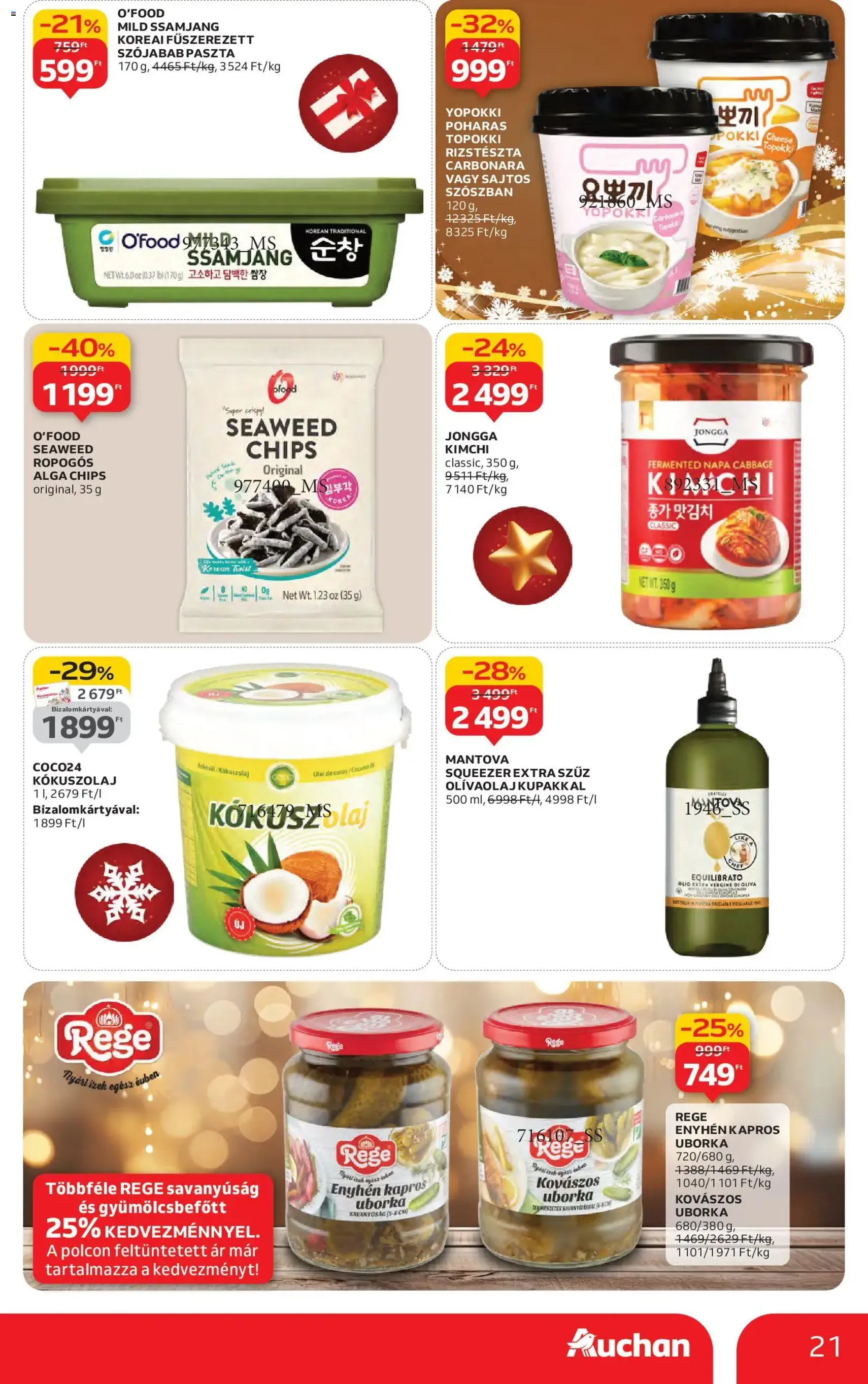 Auchan Akciós újság - 2025.12.11. érvényes szórólap 21 oldal 76 oldalból