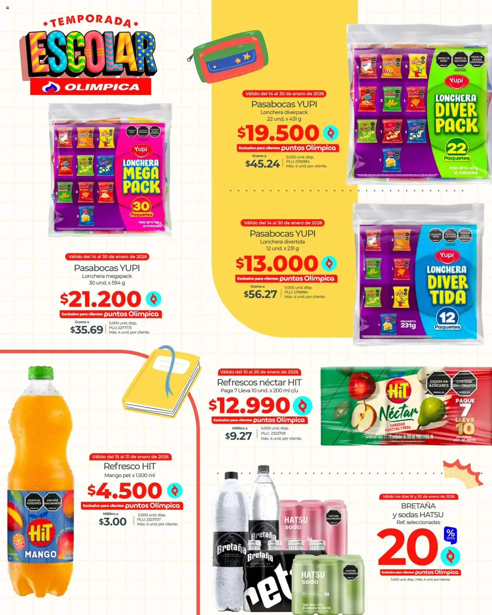 Olímpica - Temporada escolar - folleto válido desde 10/01/2026 página 31 de 37
