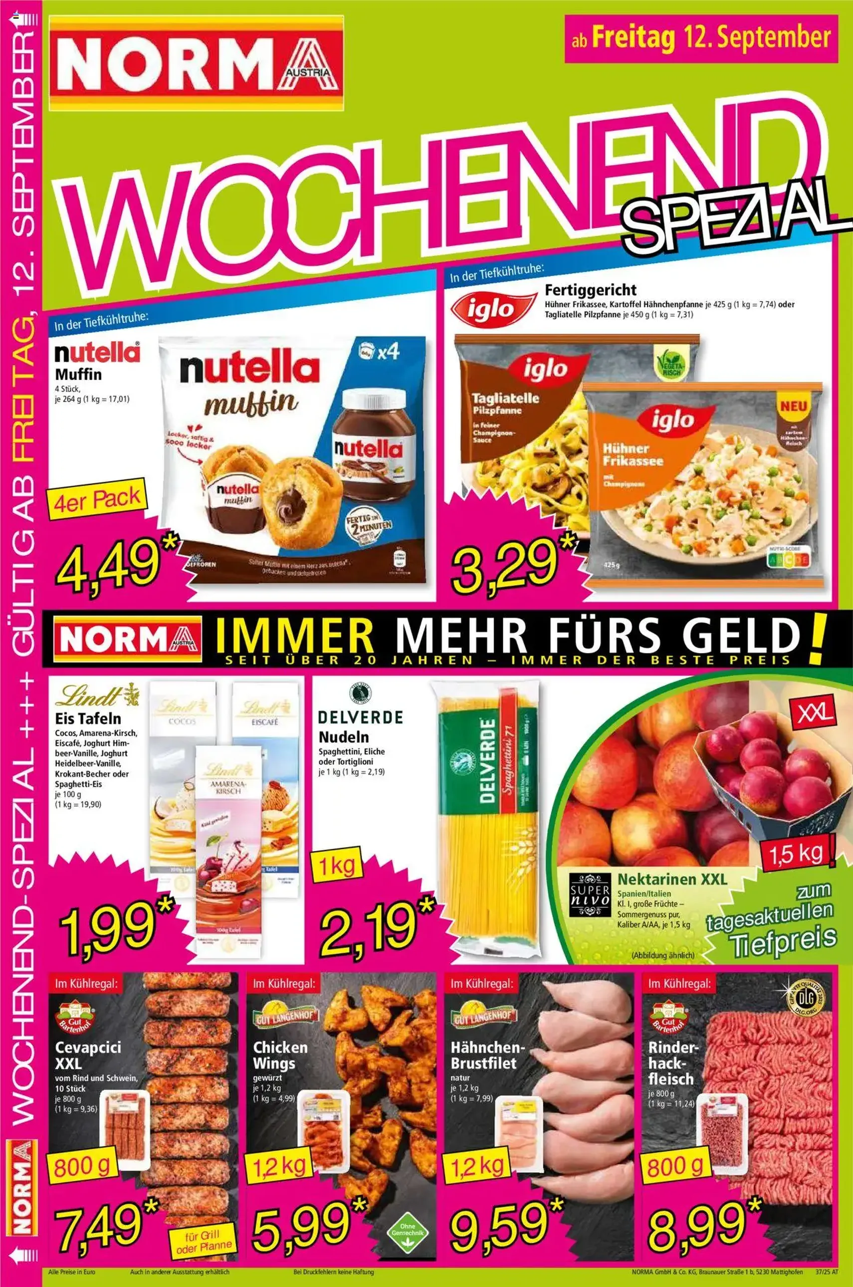 Norma Flugblatt - Gültiger Prospekt ab 08.09.2025, Seite 16 von insgesamt 18 Norma Flugblatt - Gültiger Prospekt ab 08.09.2025, Seite 16 von insgesamt 18