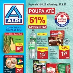 Aldi folheto - pré-visualização do folheto, válido a partir de 11/08/2025