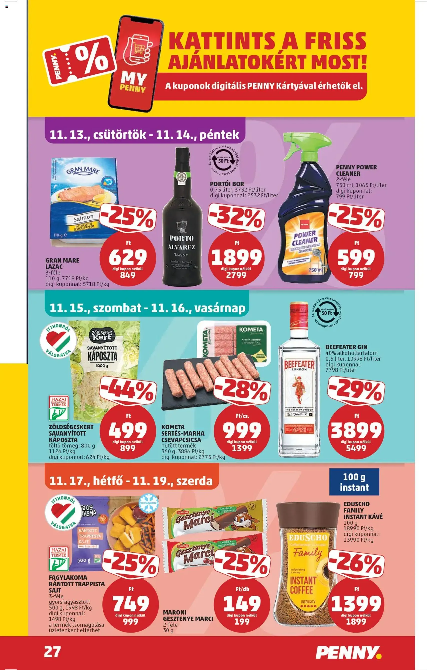 PENNY Akciós újság - 2025.11.13. érvényes szórólap 31 oldal 45 oldalból